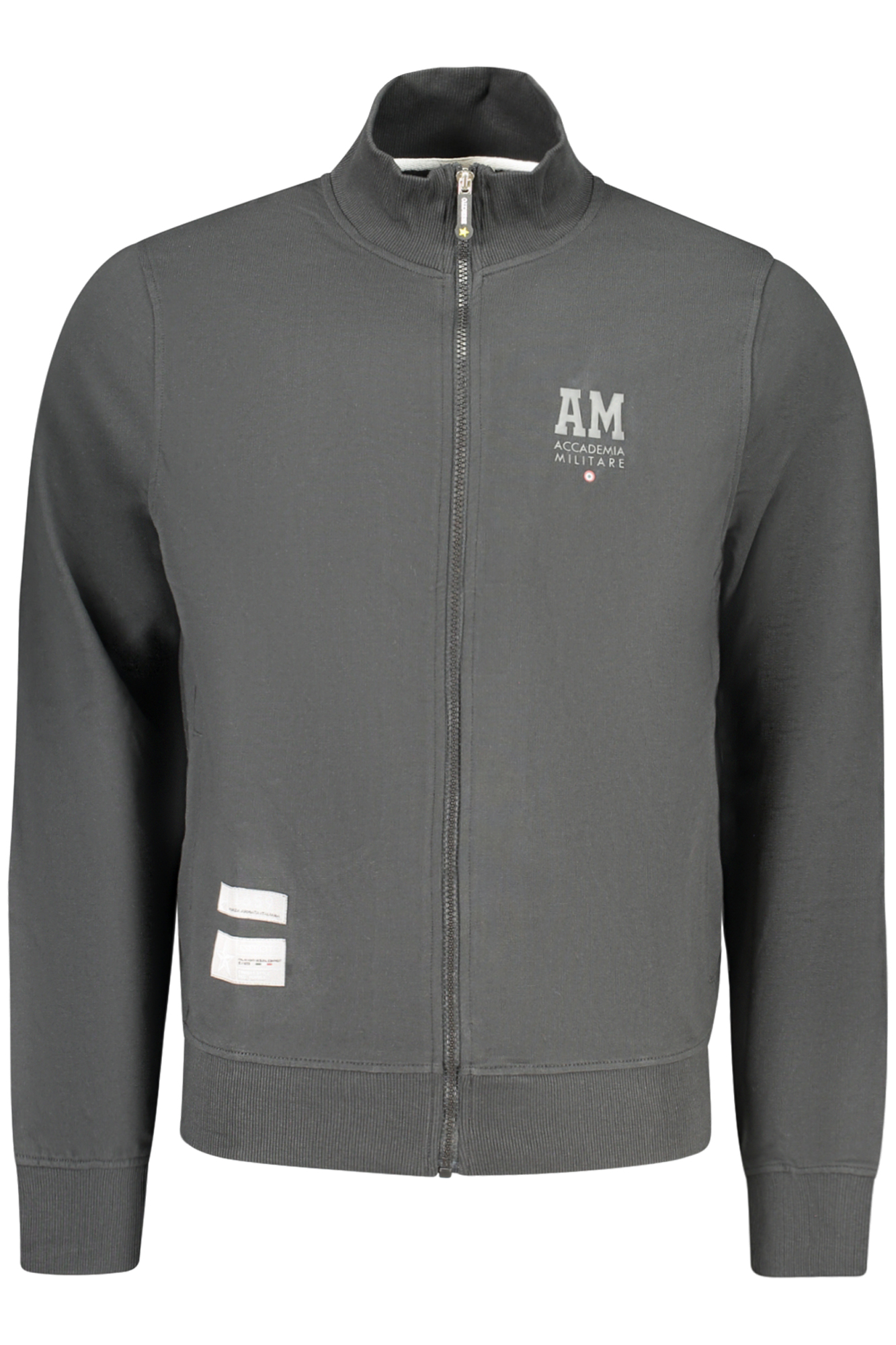 ACCADEMIA MILITARE FELPA CON ZIP UOMO - Nero