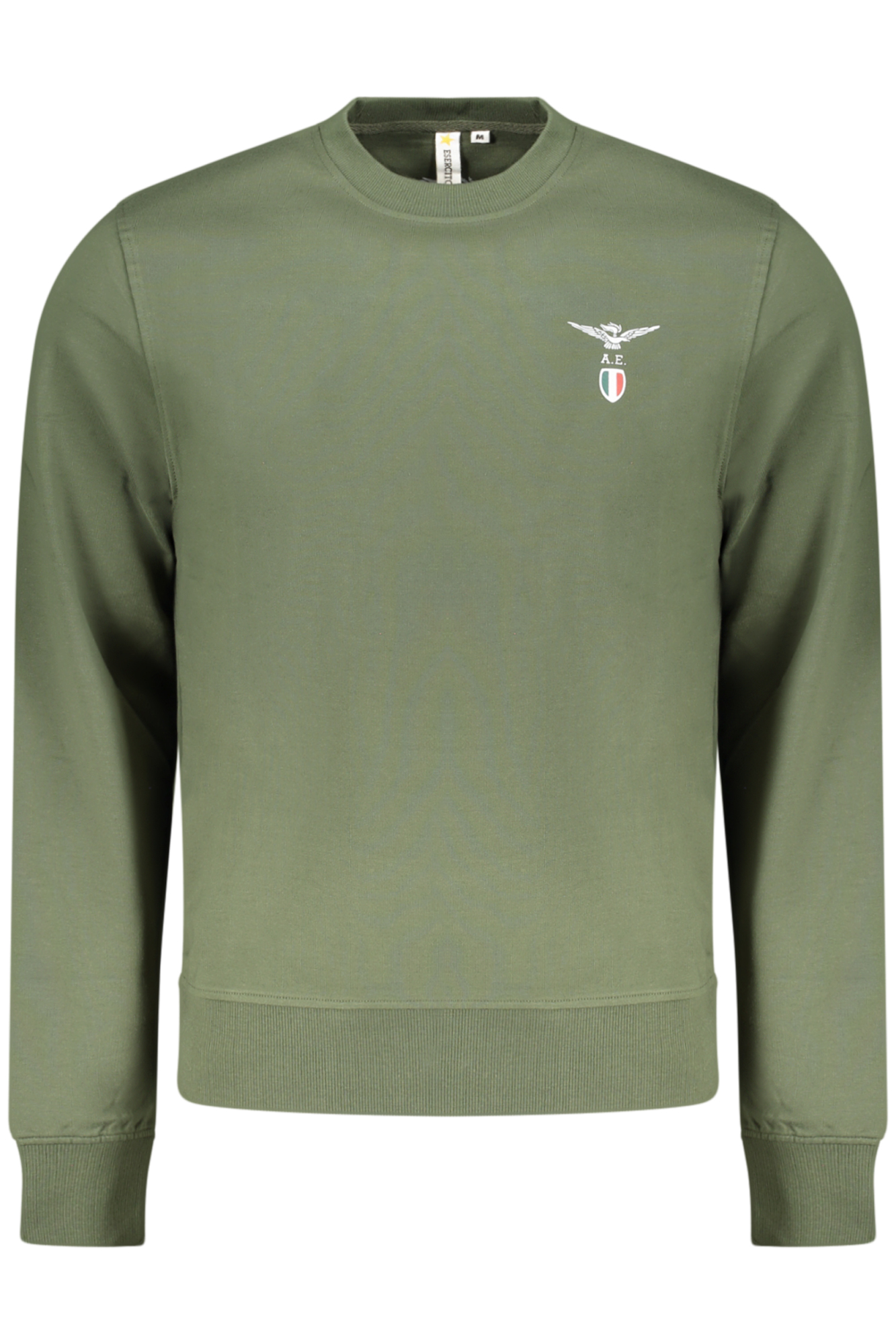 ACCADEMIA MILITARE FELPA SENZA ZIP UOMO - Verde
