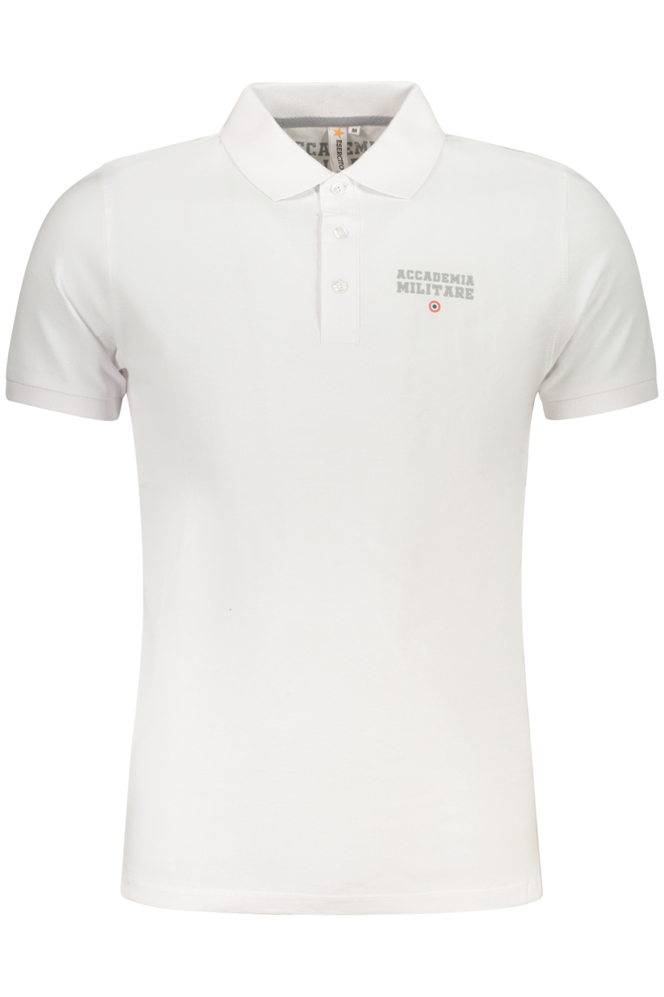 ACCADEMIA MILITARE POLO MANICHE CORTE UOMO - Bianco
