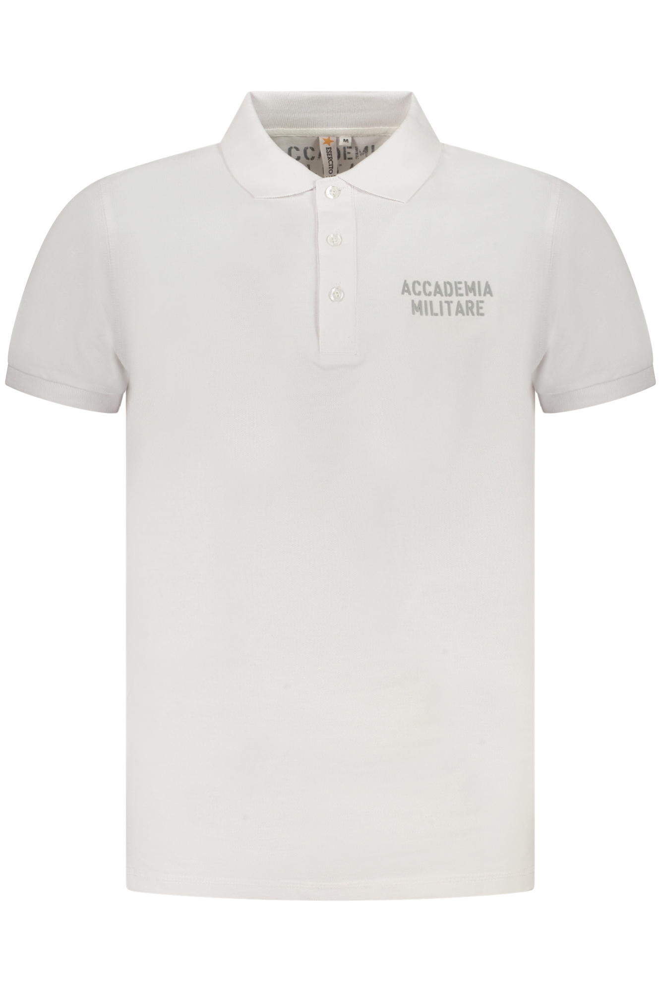 ACCADEMIA MILITARE POLO MANICHE CORTE UOMO - Bianco