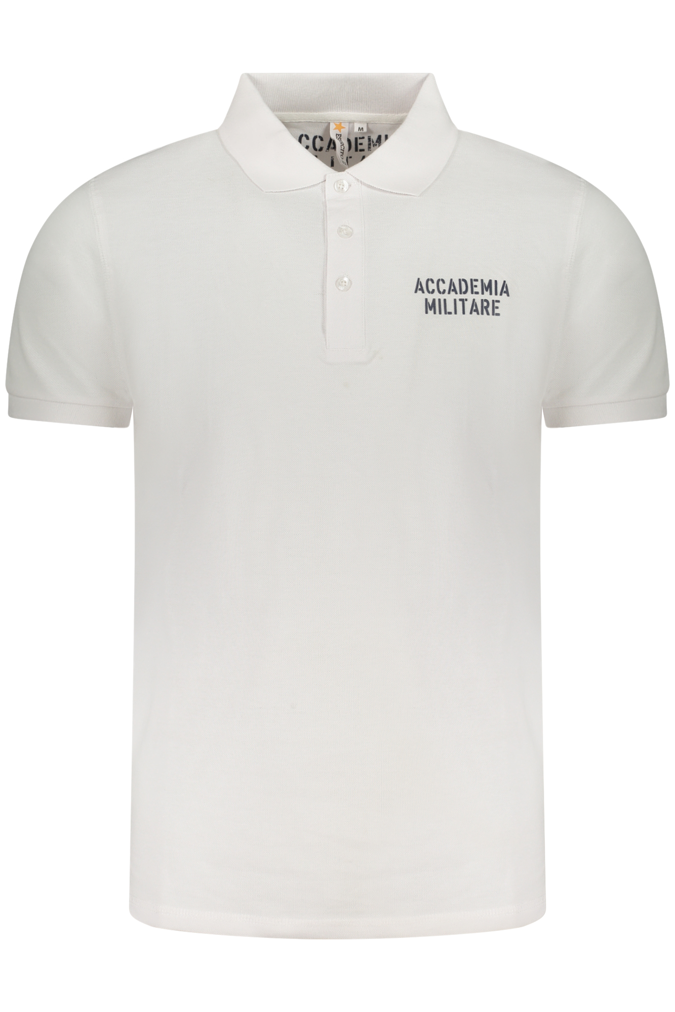 ACCADEMIA MILITARE POLO MANICHE CORTE UOMO - Bianco
