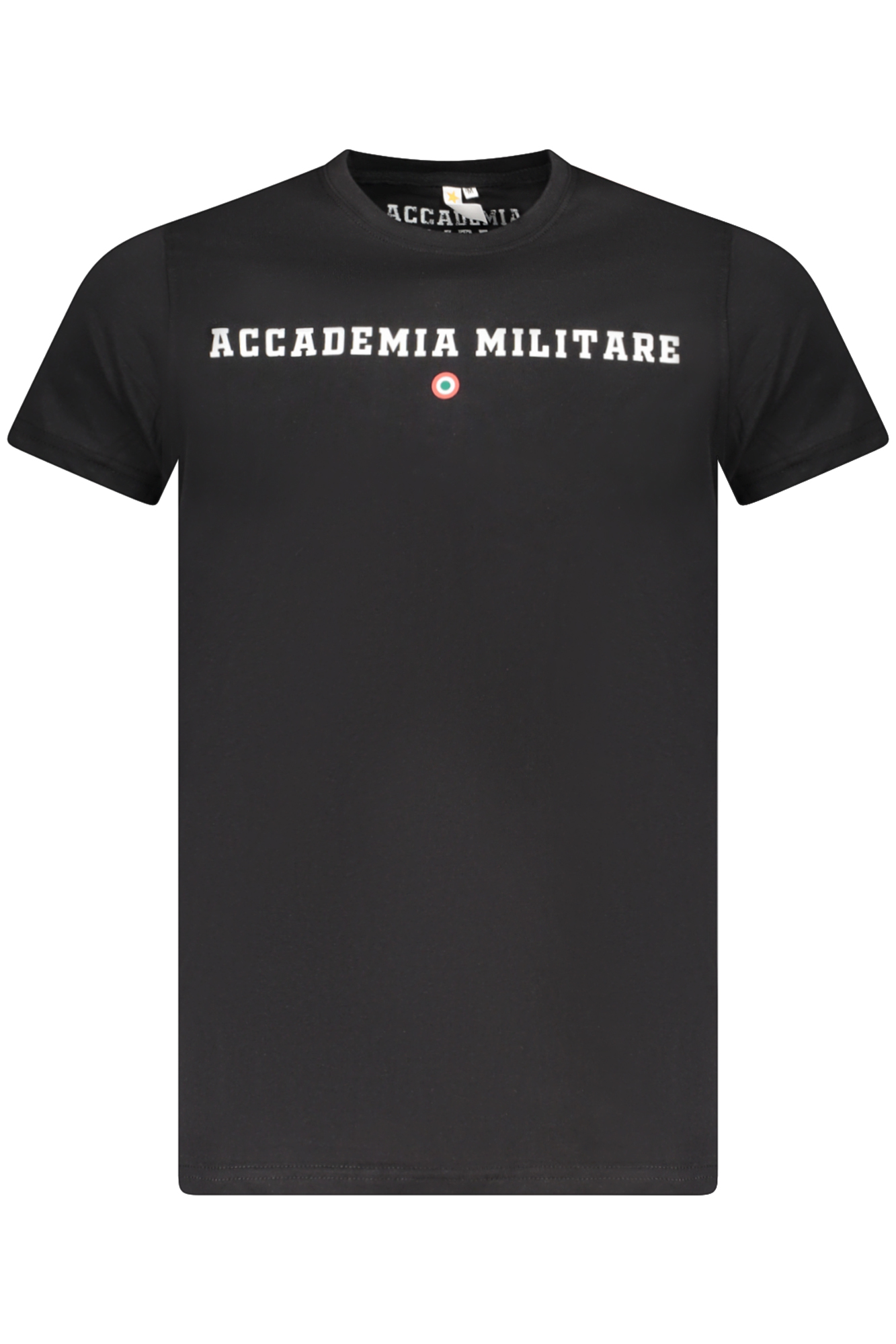 ACCADEMIA MILITARE T-SHIRT MANICHE CORTE UOMO - Nero