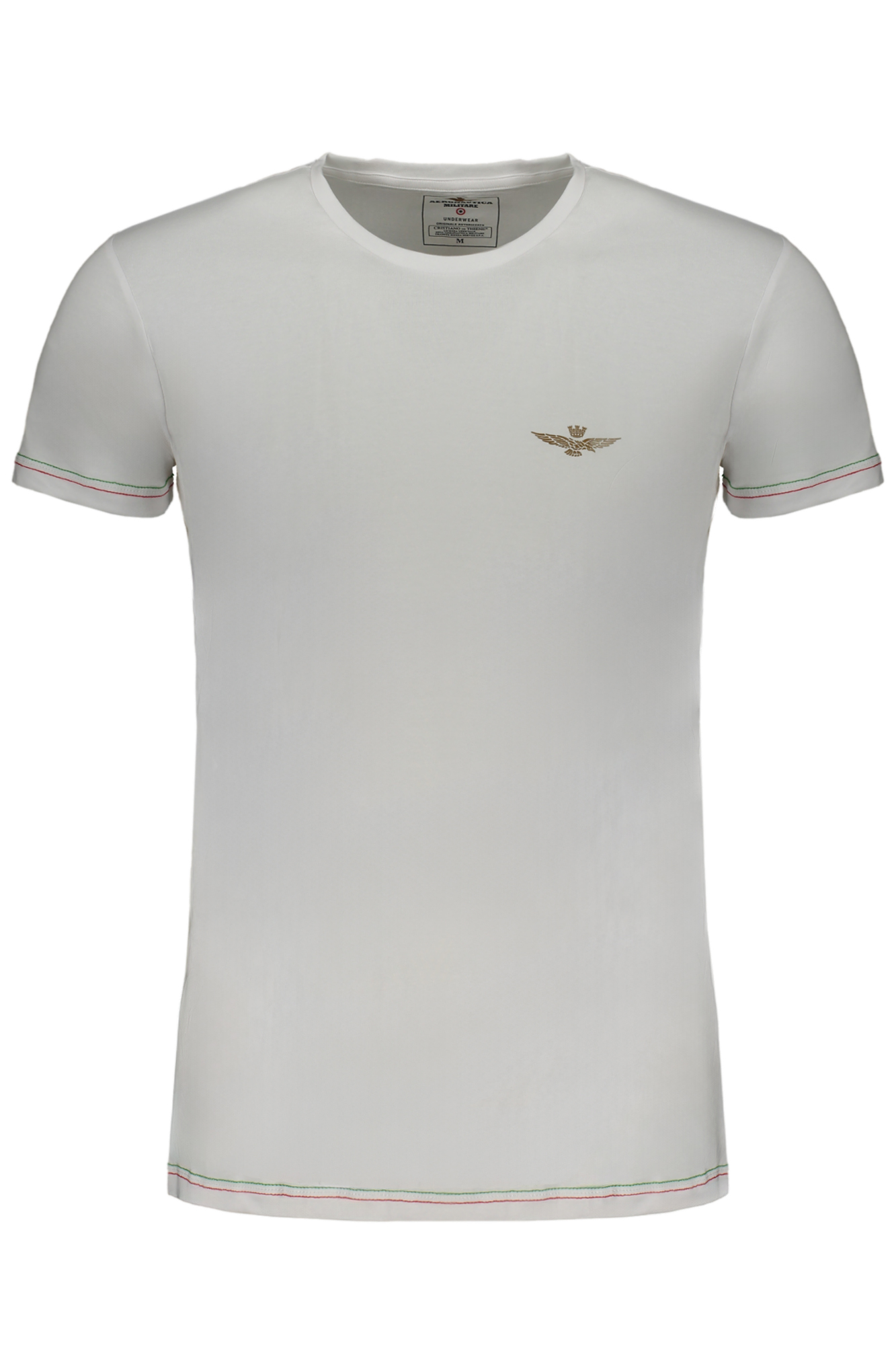 AERONAUTICA MILITARE T-SHIRT MANICHE CORTE UOMO - Bianco
