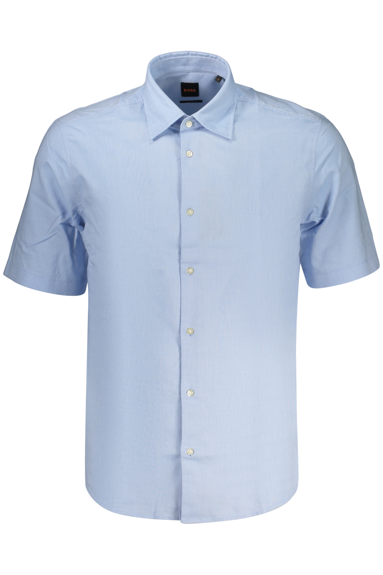 BOSS CAMICIA MANICHE CORTE UOMO - Azzurro