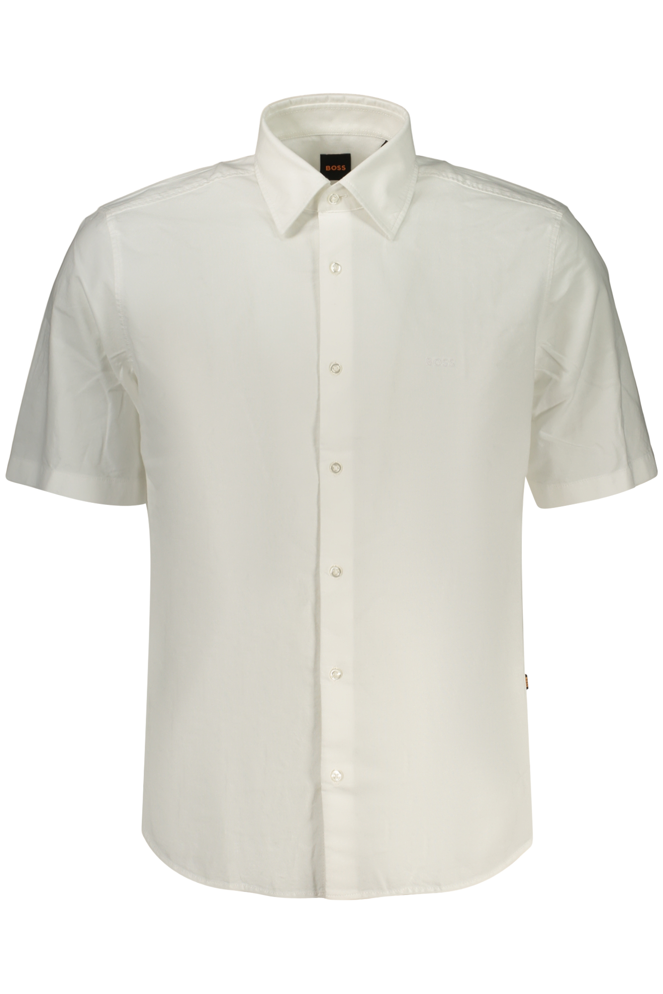 BOSS CAMICIA MANICHE CORTE UOMO - Bianco