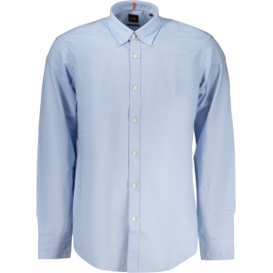 BOSS CAMICIA MANICHE LUNGHE UOMO - Azzurro