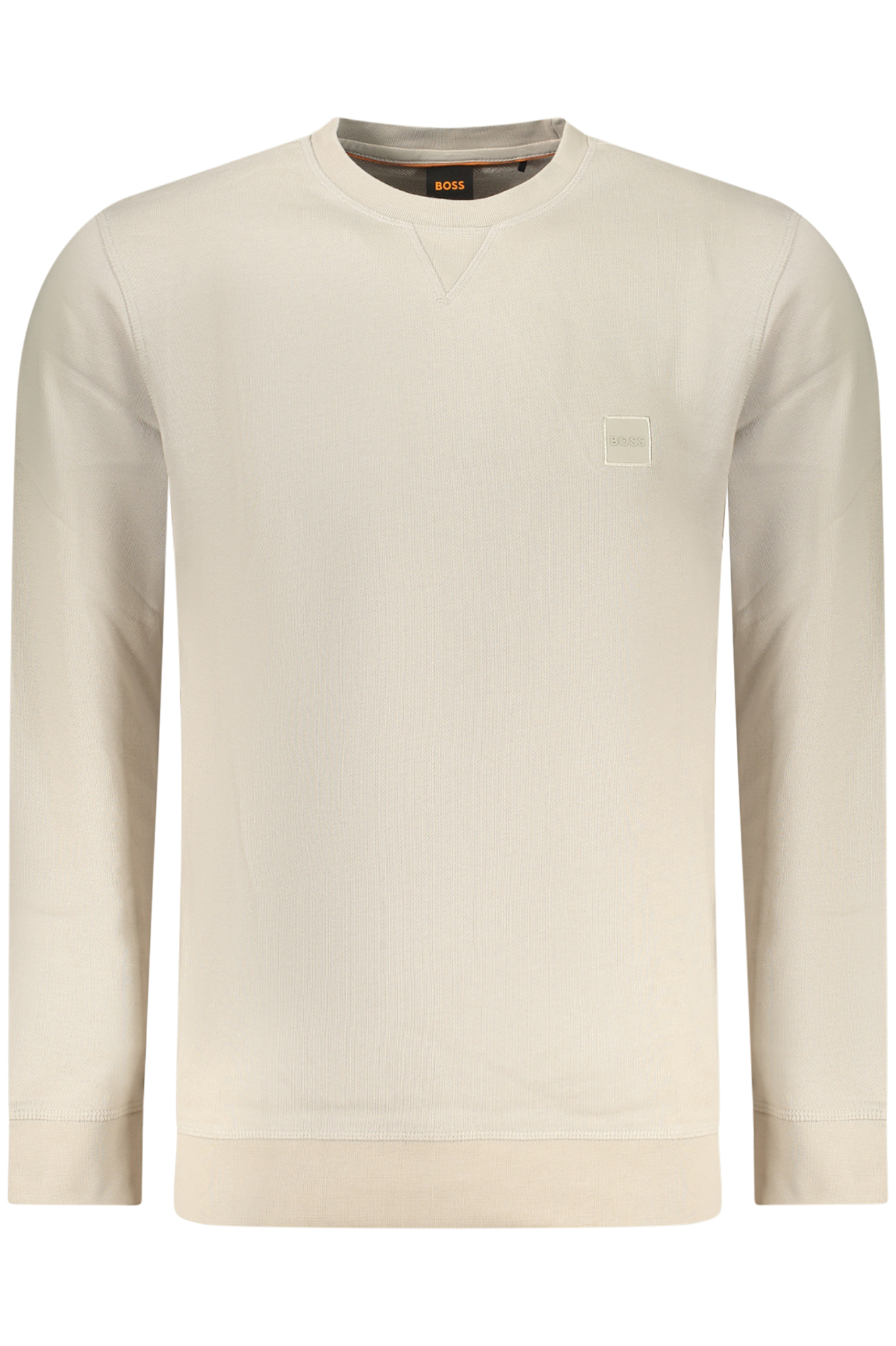 BOSS FELPA SENZA ZIP UOMO - Beige