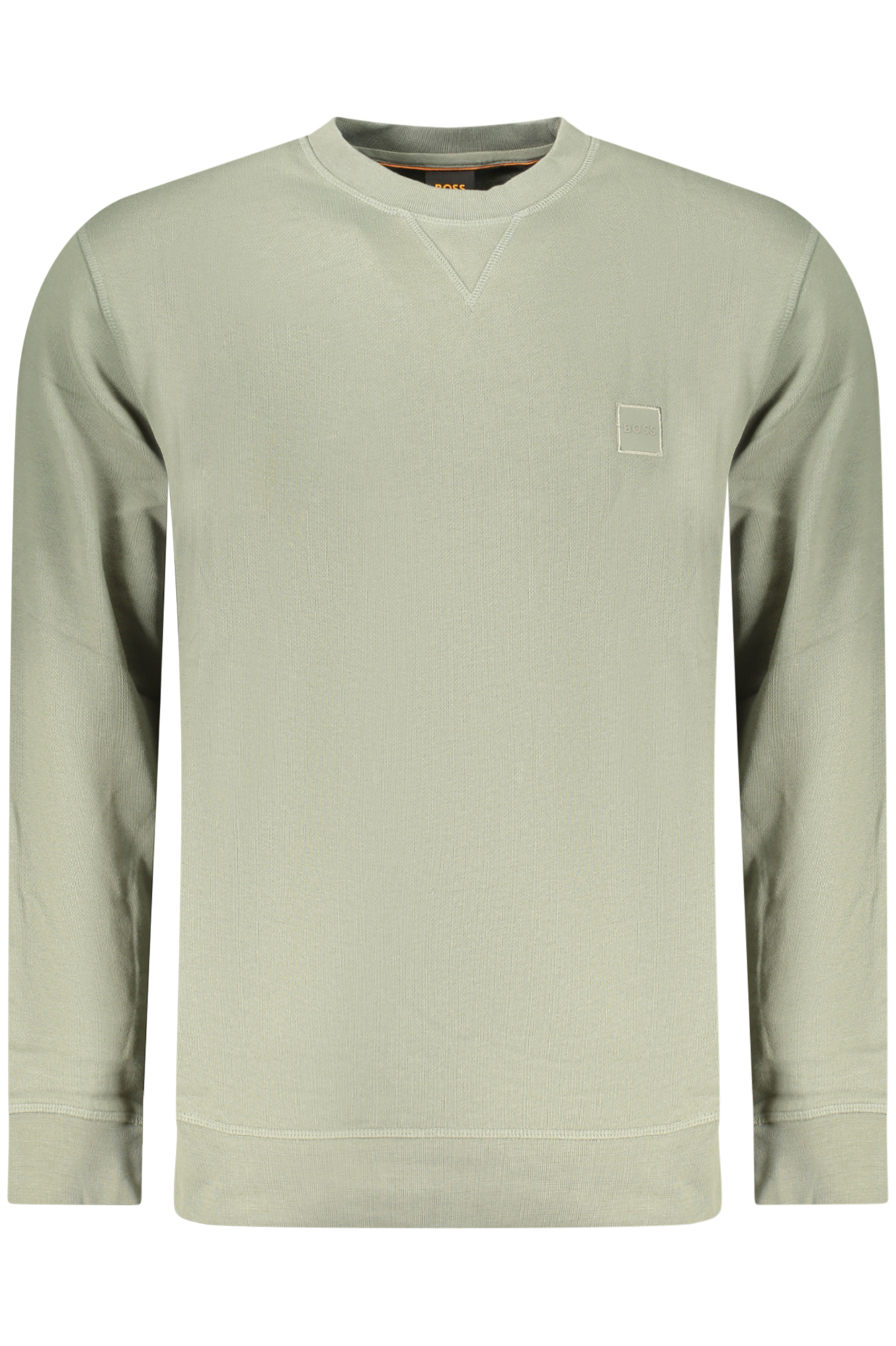 BOSS FELPA SENZA ZIP UOMO - Verde