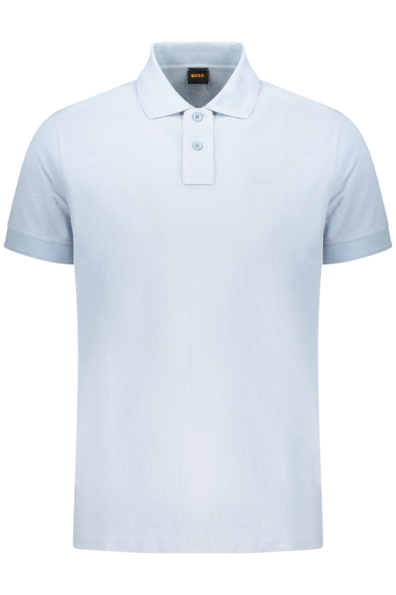 BOSS POLO MANICHE CORTE UOMO - Azzurro