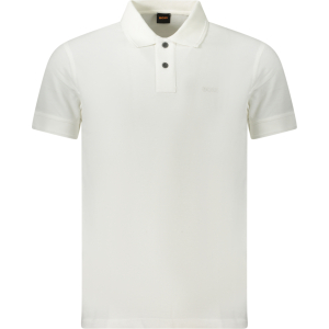 BOSS POLO MANICHE CORTE UOMO - Bianco