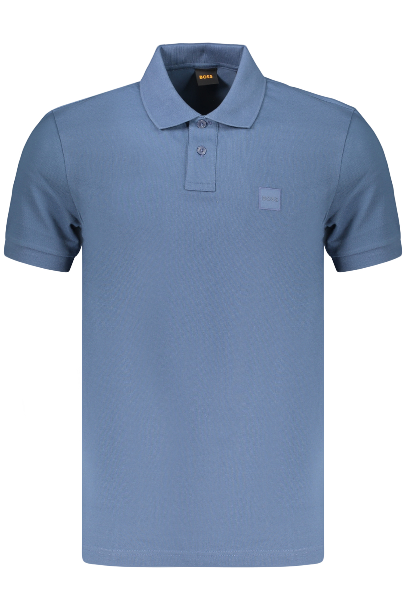 BOSS POLO MANICHE CORTE UOMO - Blu