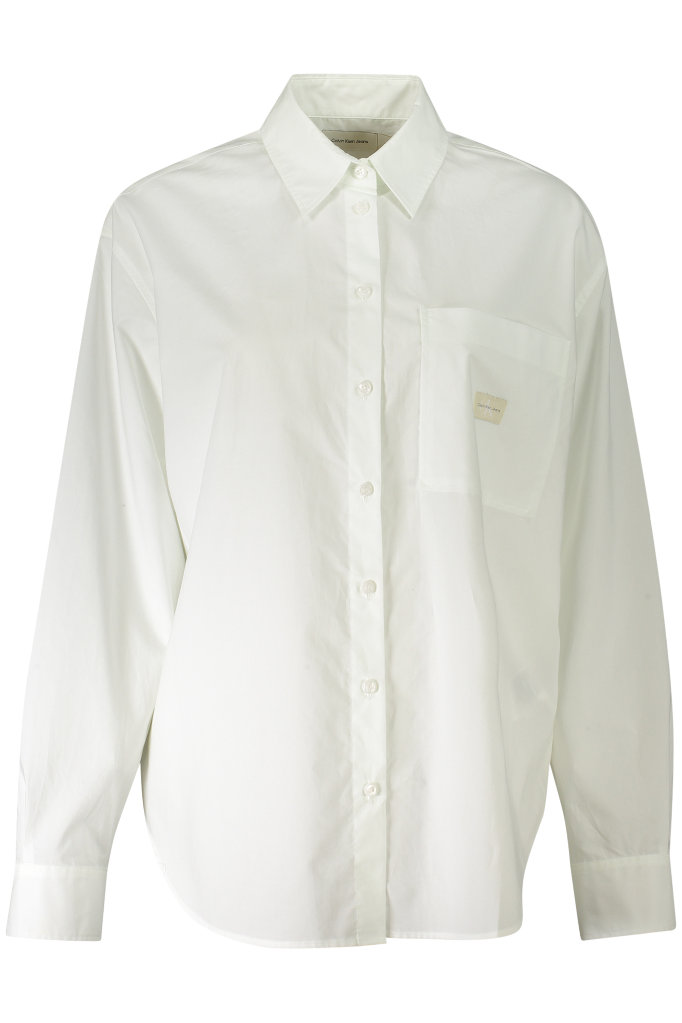 CALVIN KLEIN CAMICIA MANICHE LUNGHE DONNA - Bianco