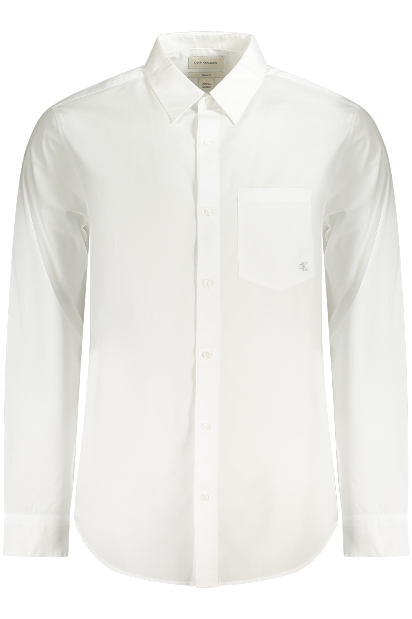 CALVIN KLEIN CAMICIA MANICHE LUNGHE UOMO - Bianco