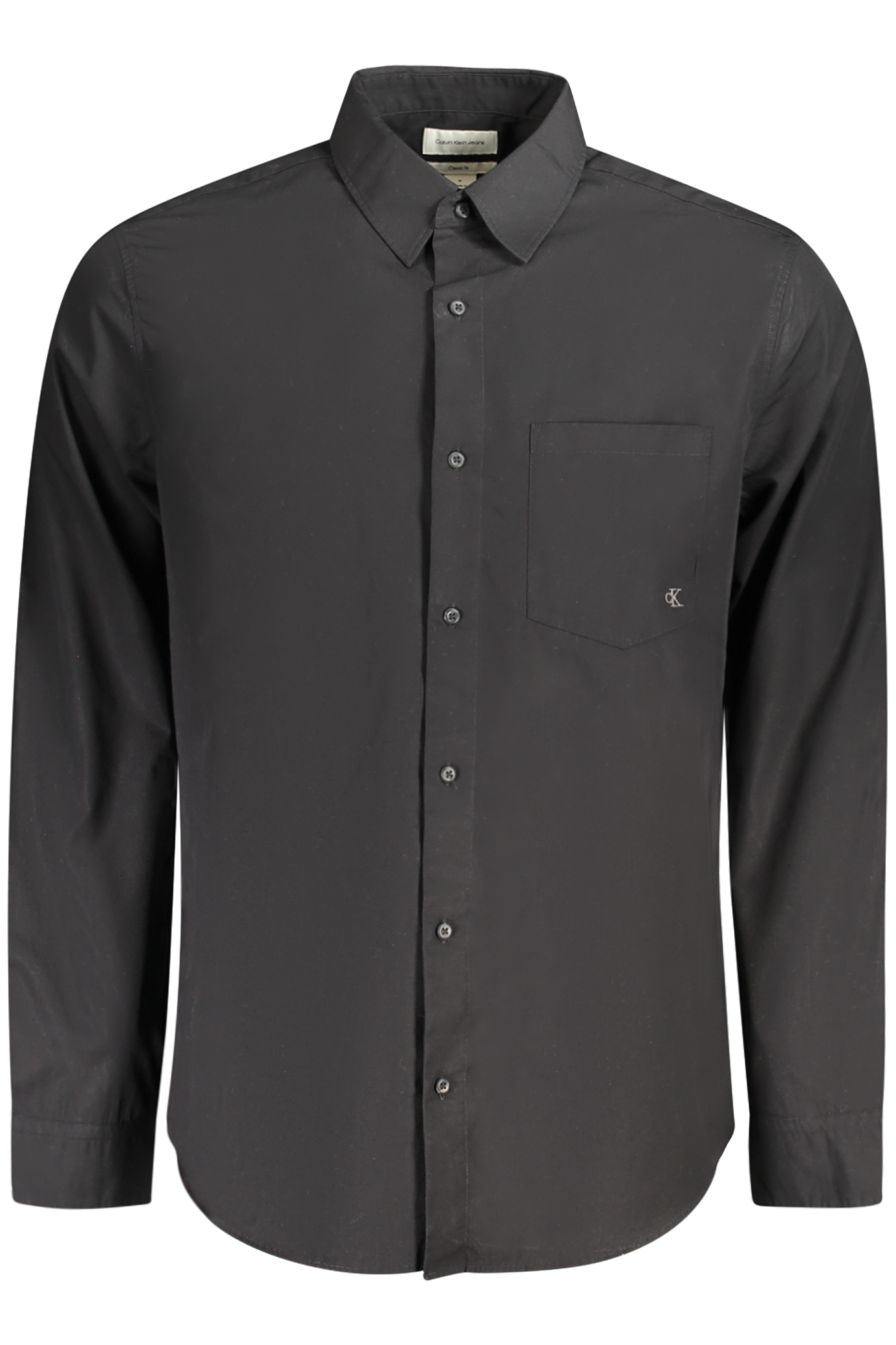 CALVIN KLEIN CAMICIA MANICHE LUNGHE UOMO - Nero