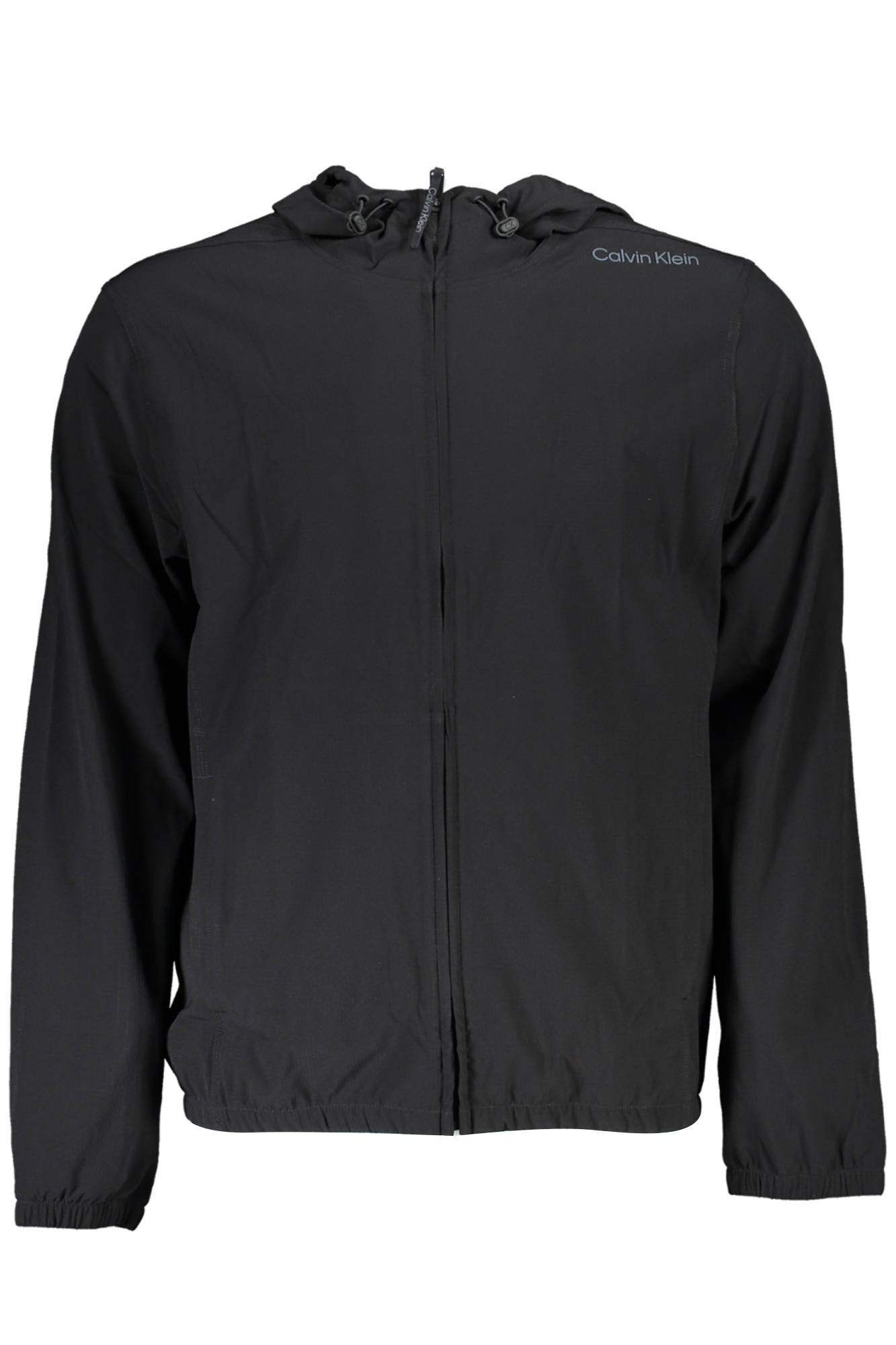 CALVIN KLEIN FELPA CON ZIP UOMO - Nero