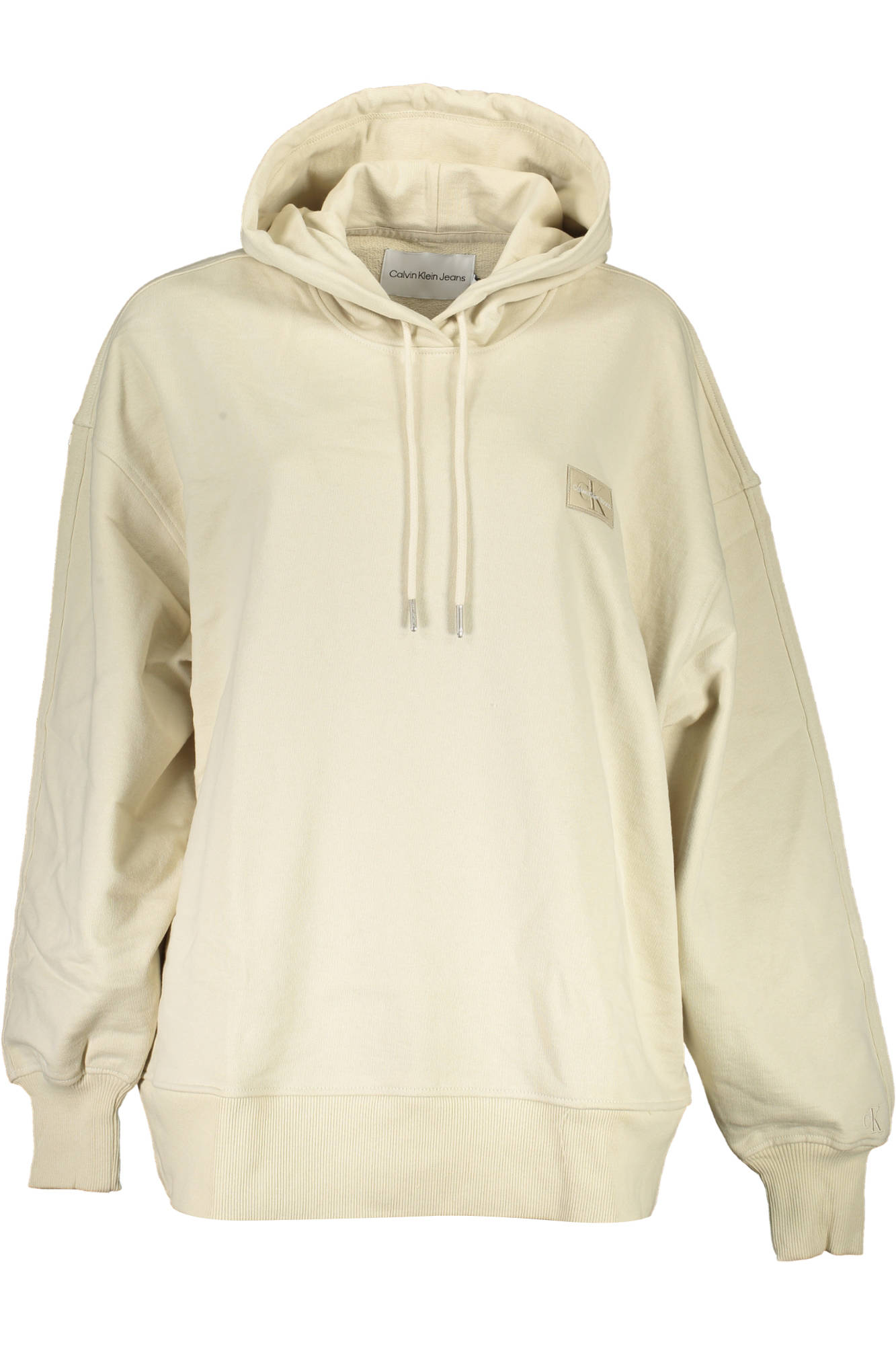 CALVIN KLEIN FELPA SENZA ZIP DONNA - Beige