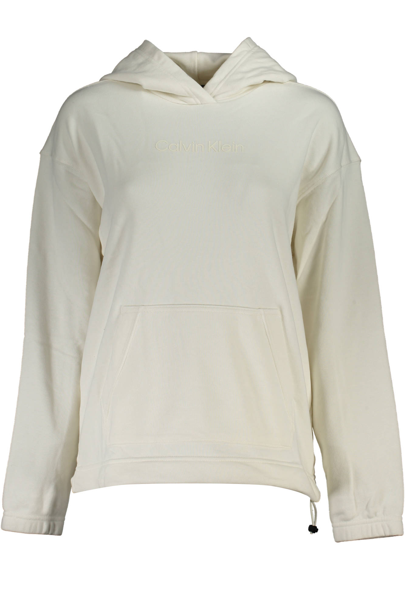 CALVIN KLEIN FELPA SENZA ZIP DONNA - Bianco