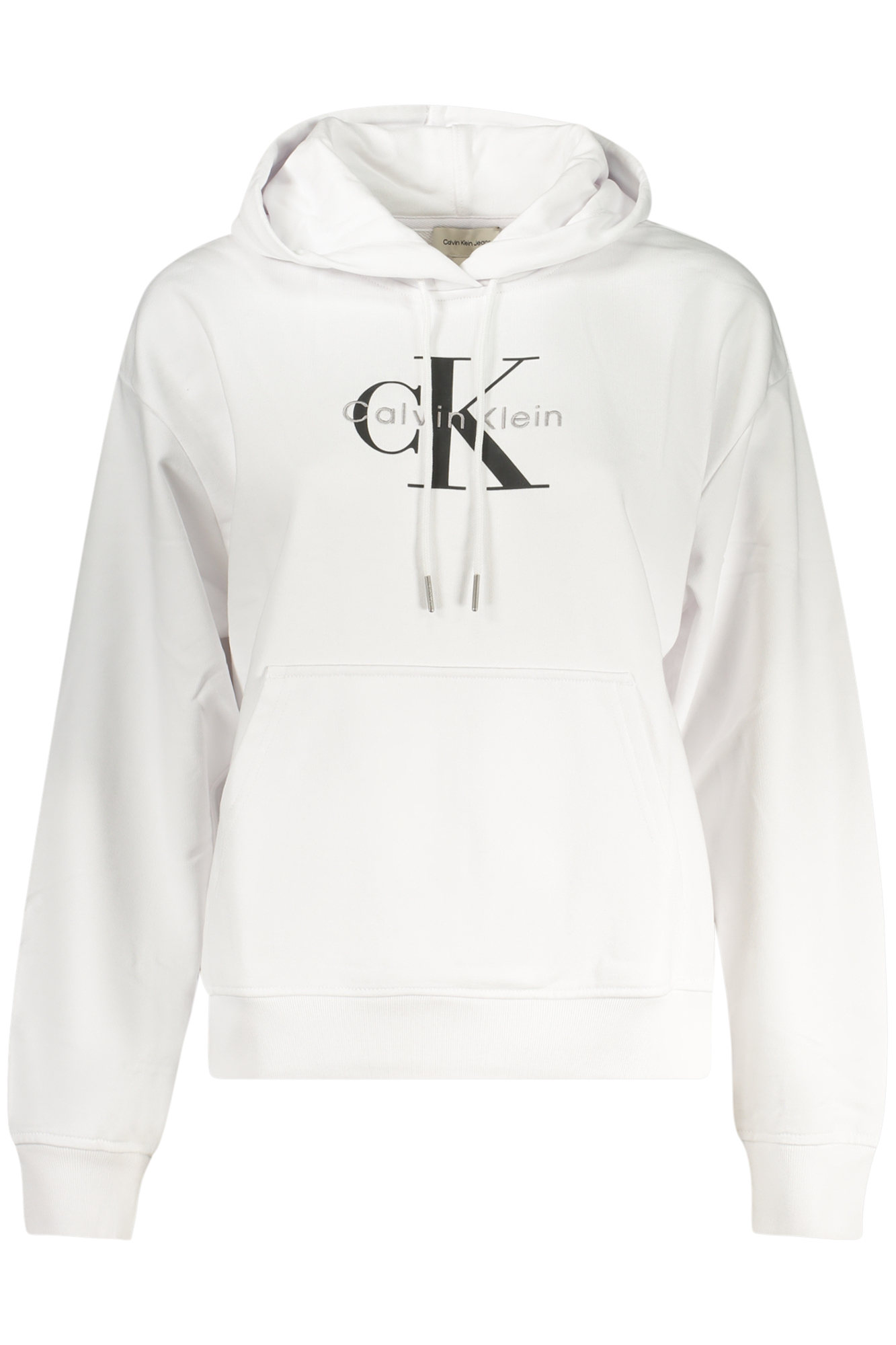 CALVIN KLEIN FELPA SENZA ZIP DONNA - Bianco