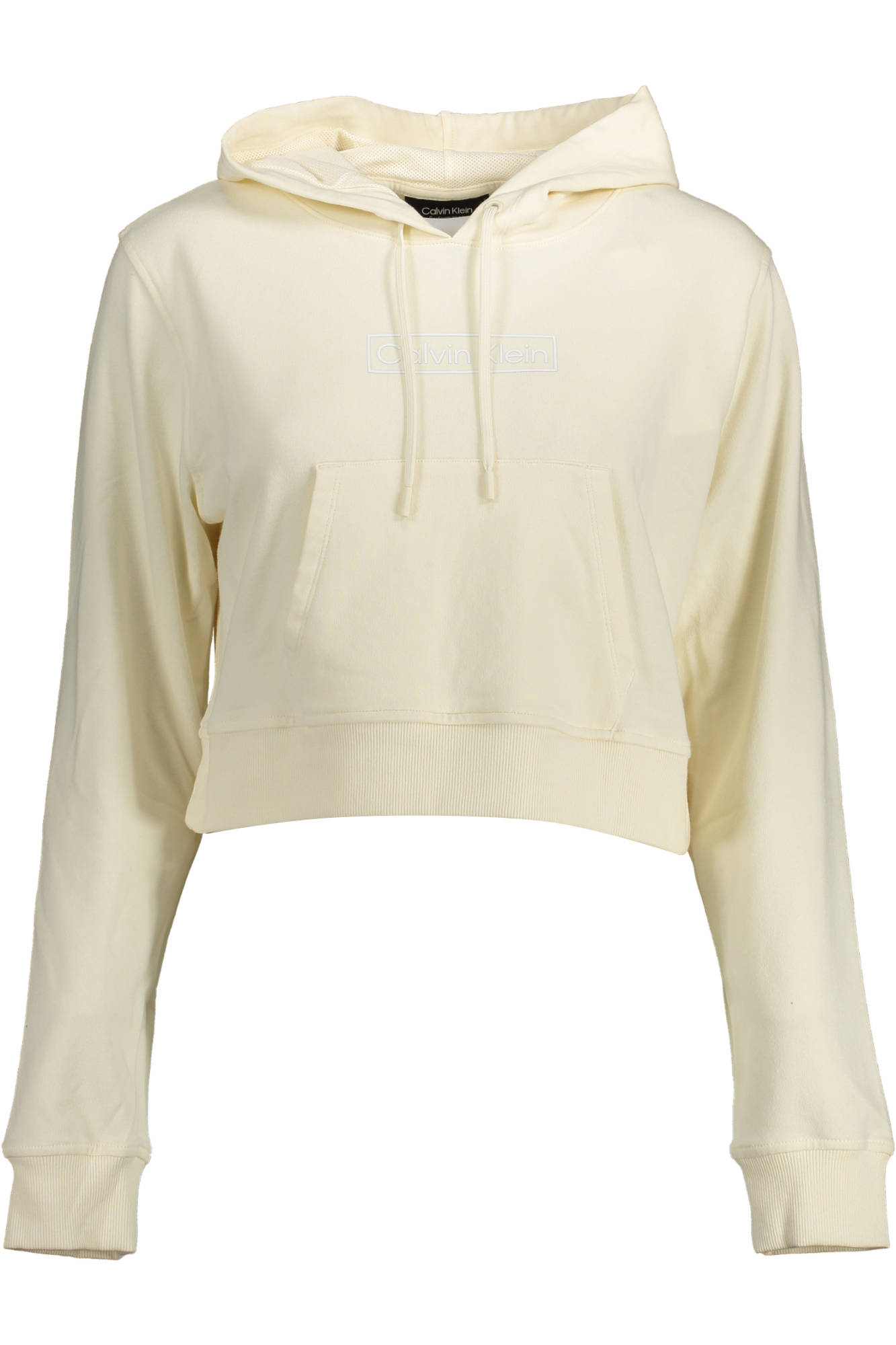 CALVIN KLEIN FELPA SENZA ZIP DONNA - Bianco