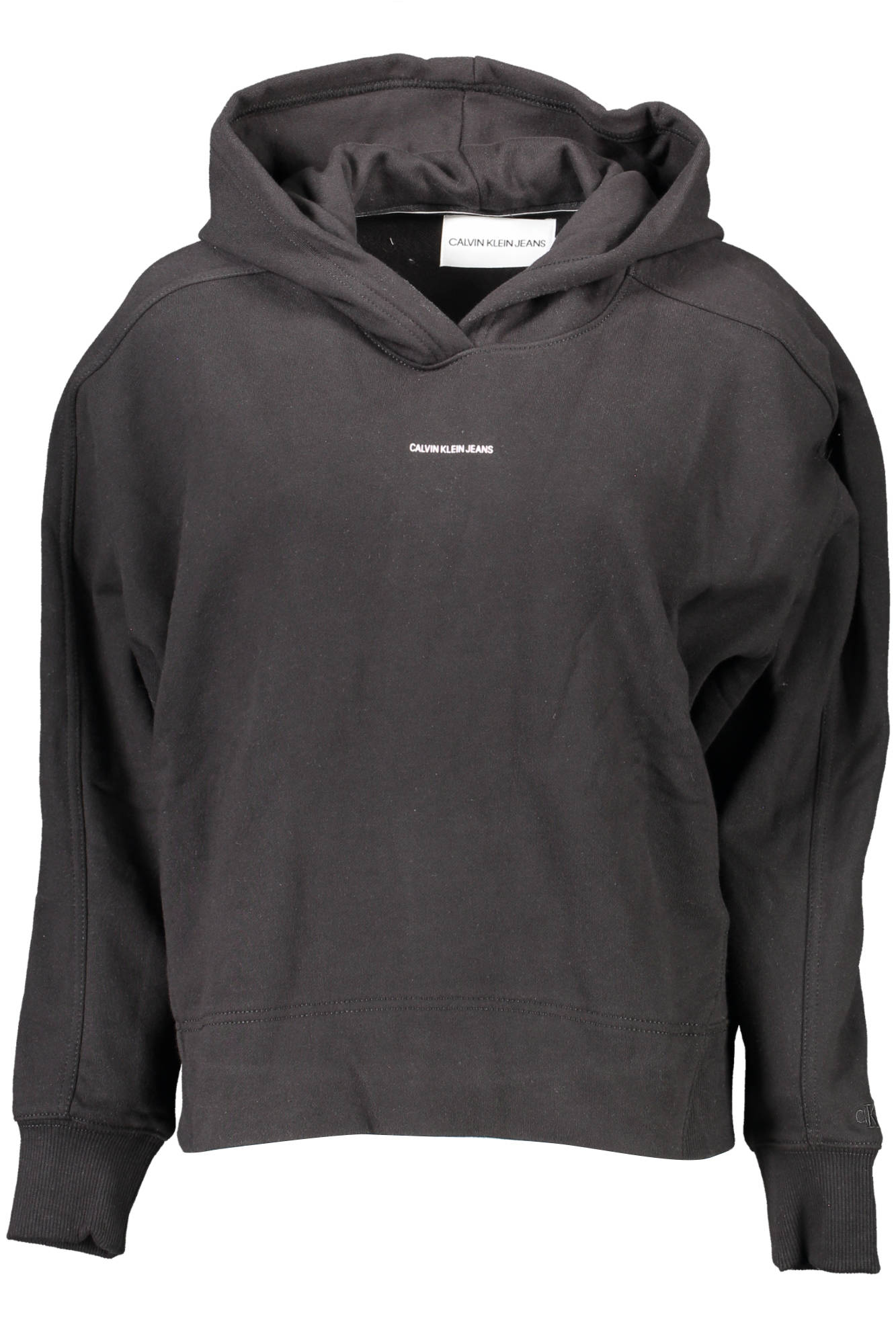CALVIN KLEIN FELPA SENZA ZIP DONNA - Nero
