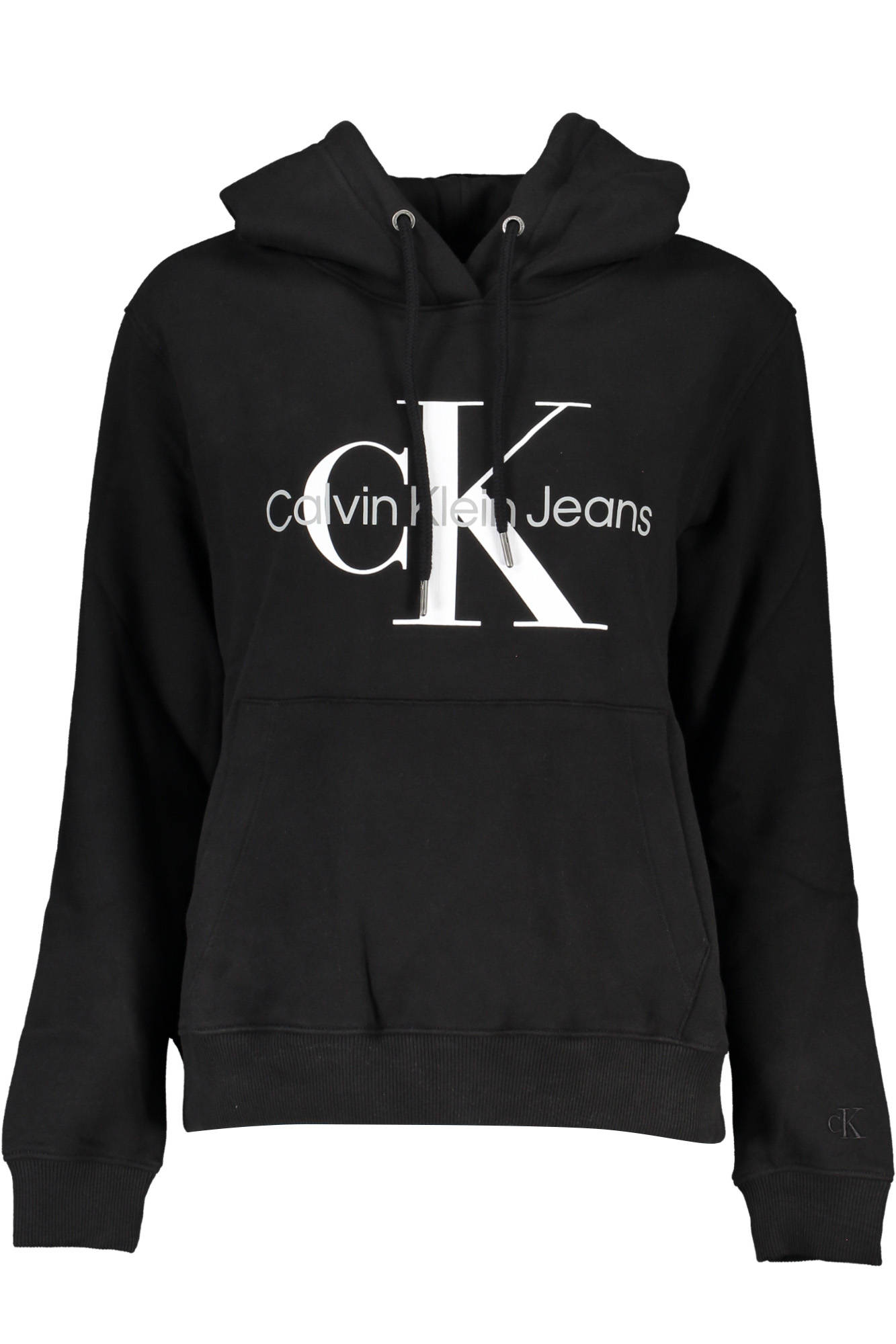 CALVIN KLEIN FELPA SENZA ZIP DONNA - Nero