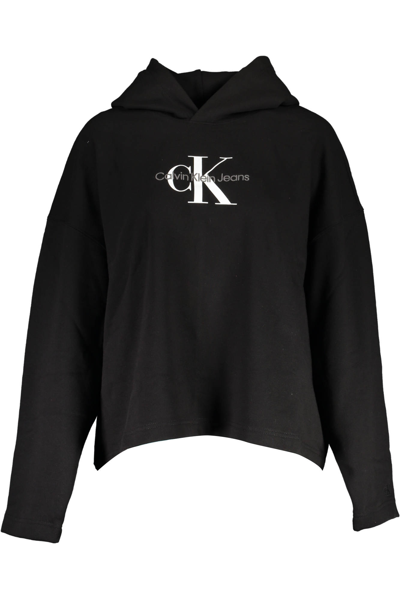CALVIN KLEIN FELPA SENZA ZIP DONNA - Nero