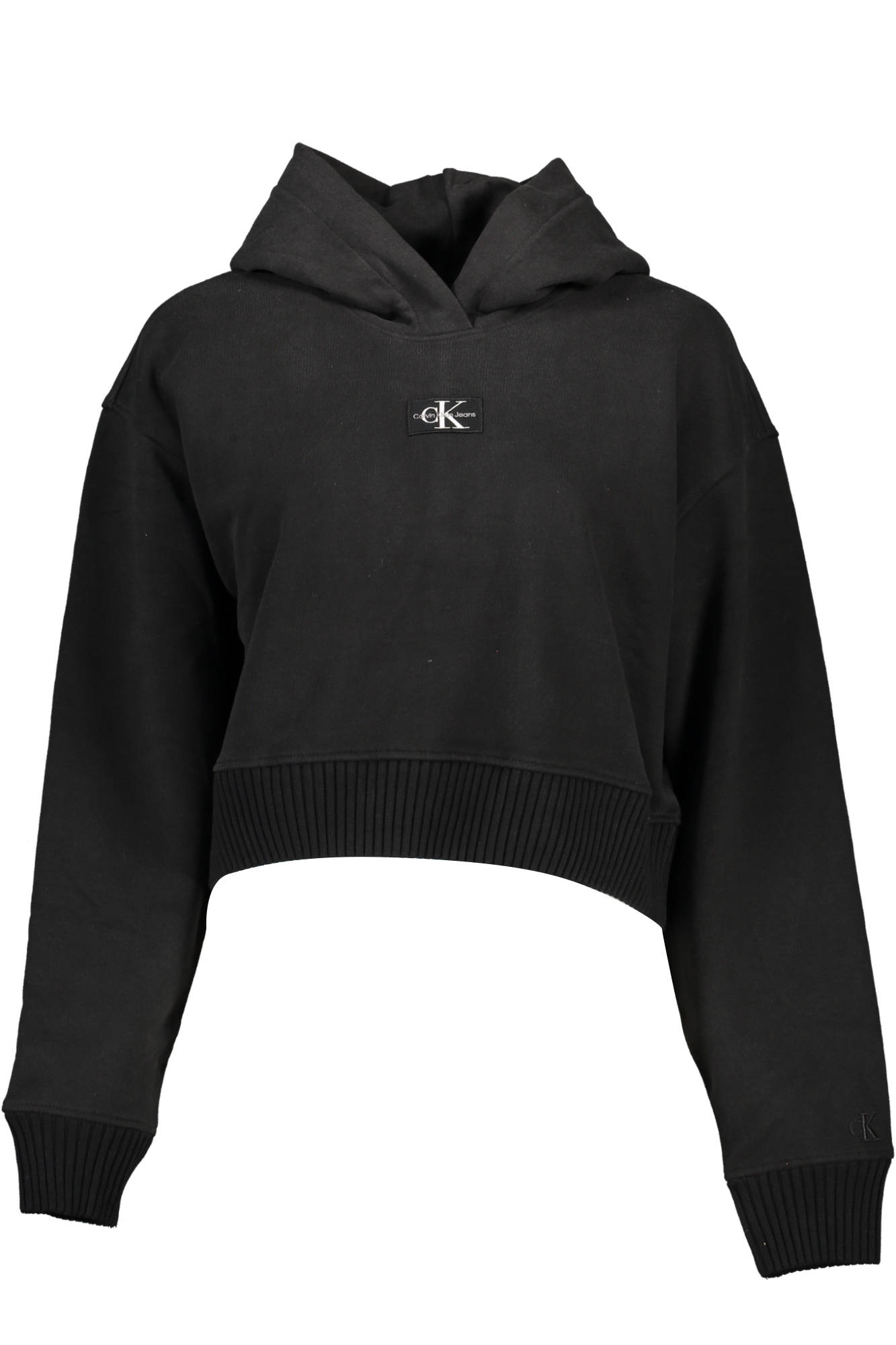 CALVIN KLEIN FELPA SENZA ZIP DONNA - Nero