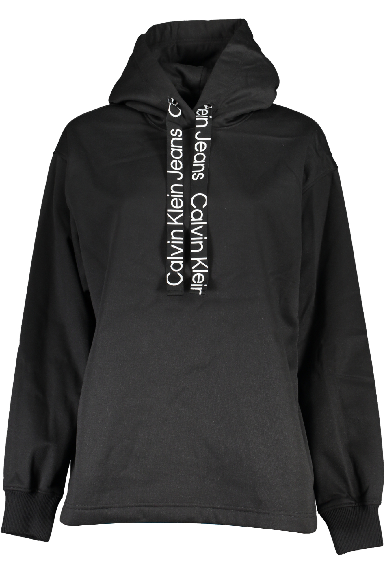 CALVIN KLEIN FELPA SENZA ZIP DONNA - Nero