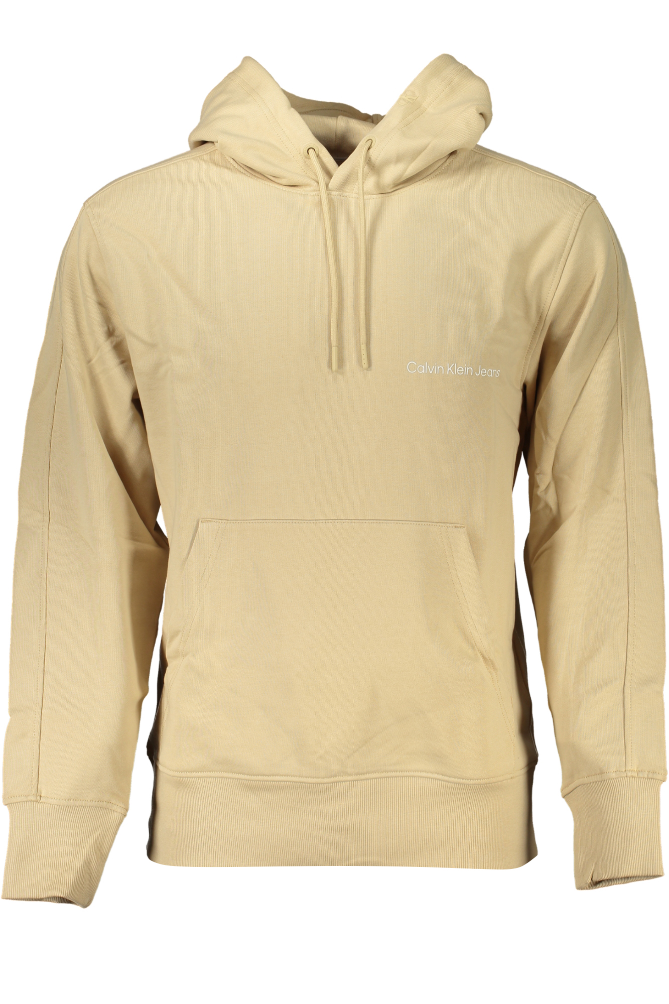 CALVIN KLEIN FELPA SENZA ZIP UOMO - Beige