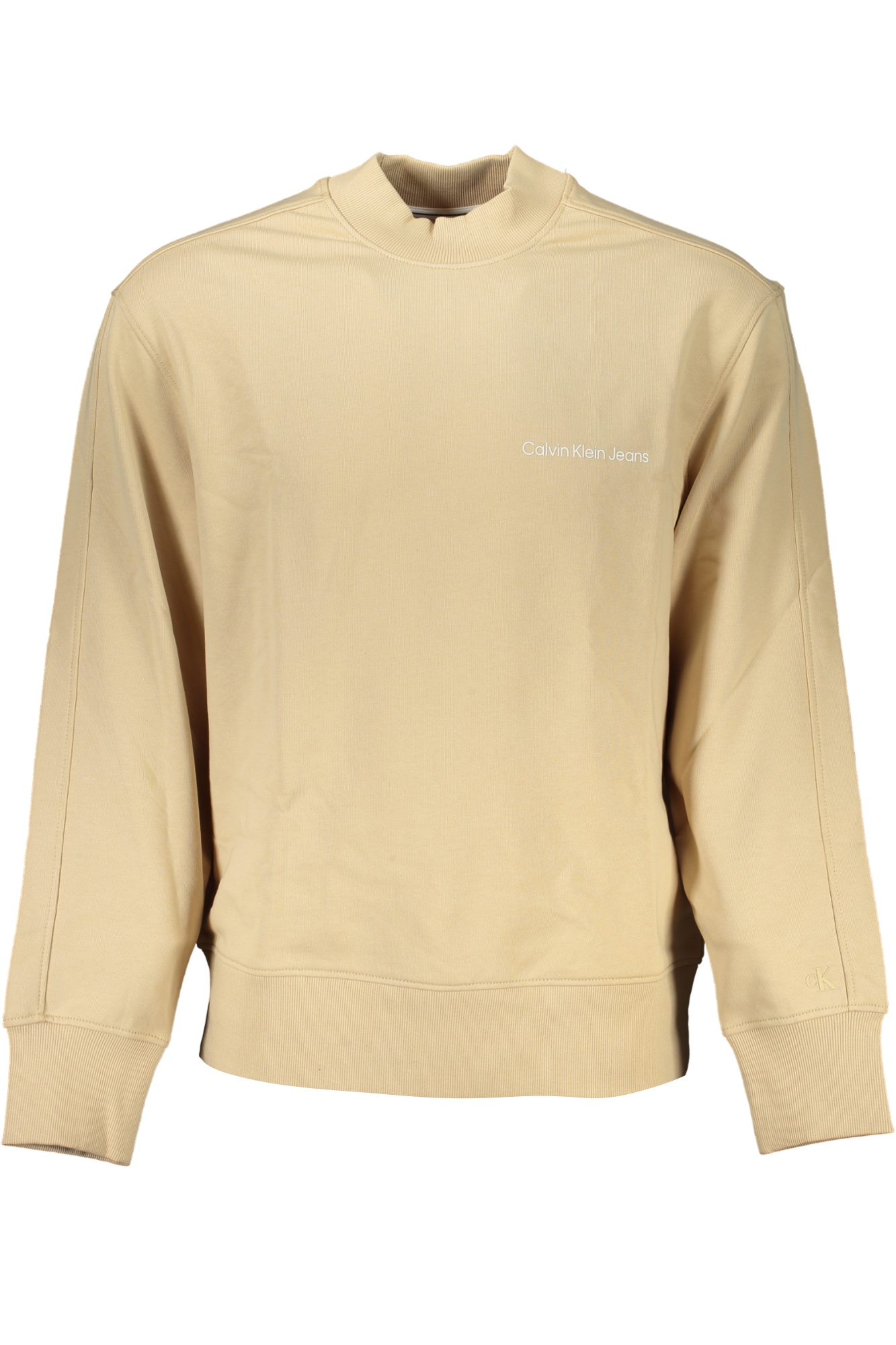 CALVIN KLEIN FELPA SENZA ZIP UOMO - Beige