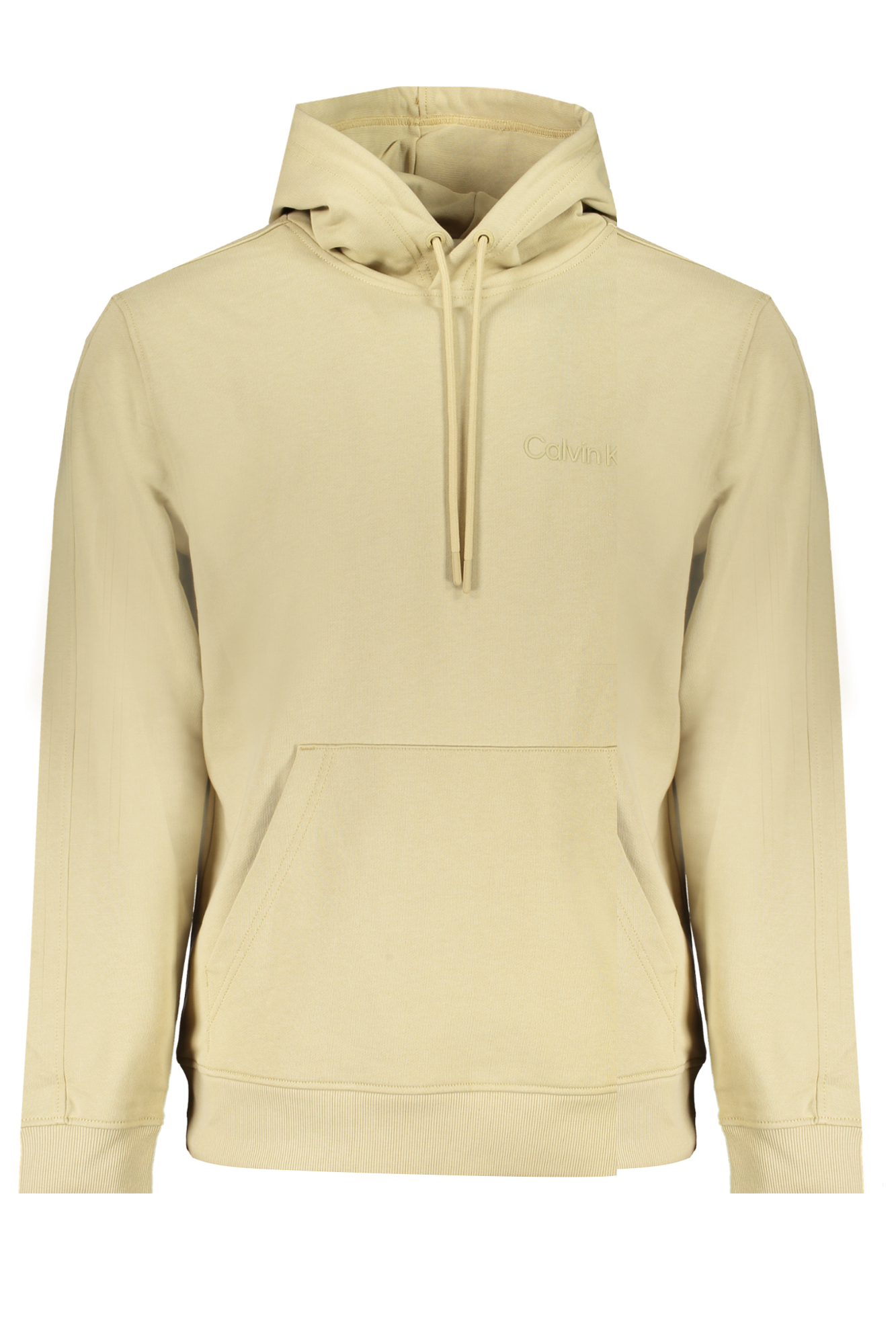 CALVIN KLEIN FELPA SENZA ZIP UOMO - Beige