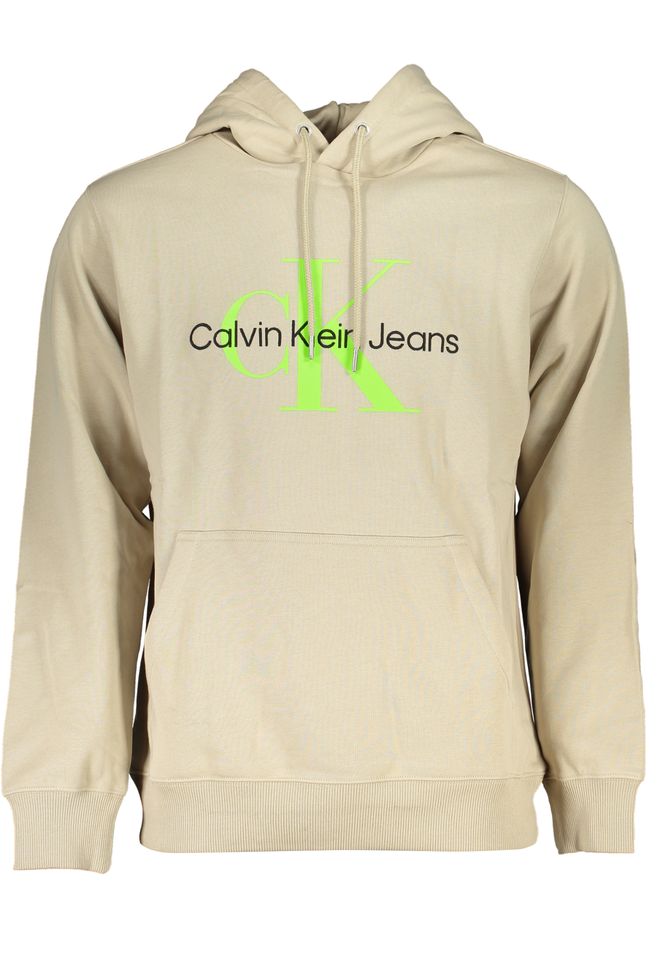 CALVIN KLEIN FELPA SENZA ZIP UOMO - Beige