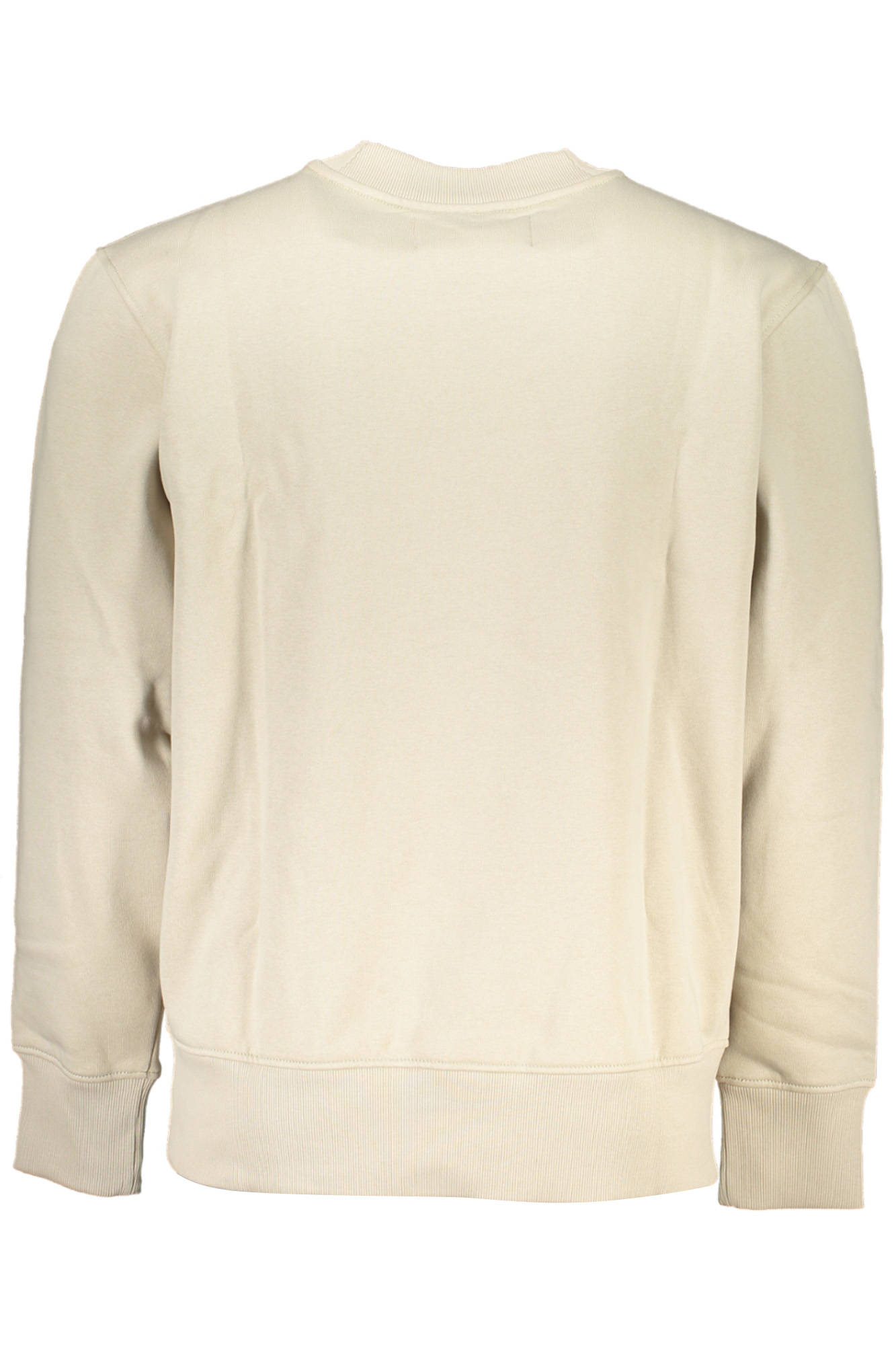 CALVIN KLEIN FELPA SENZA ZIP UOMO - Beige - immagine 2