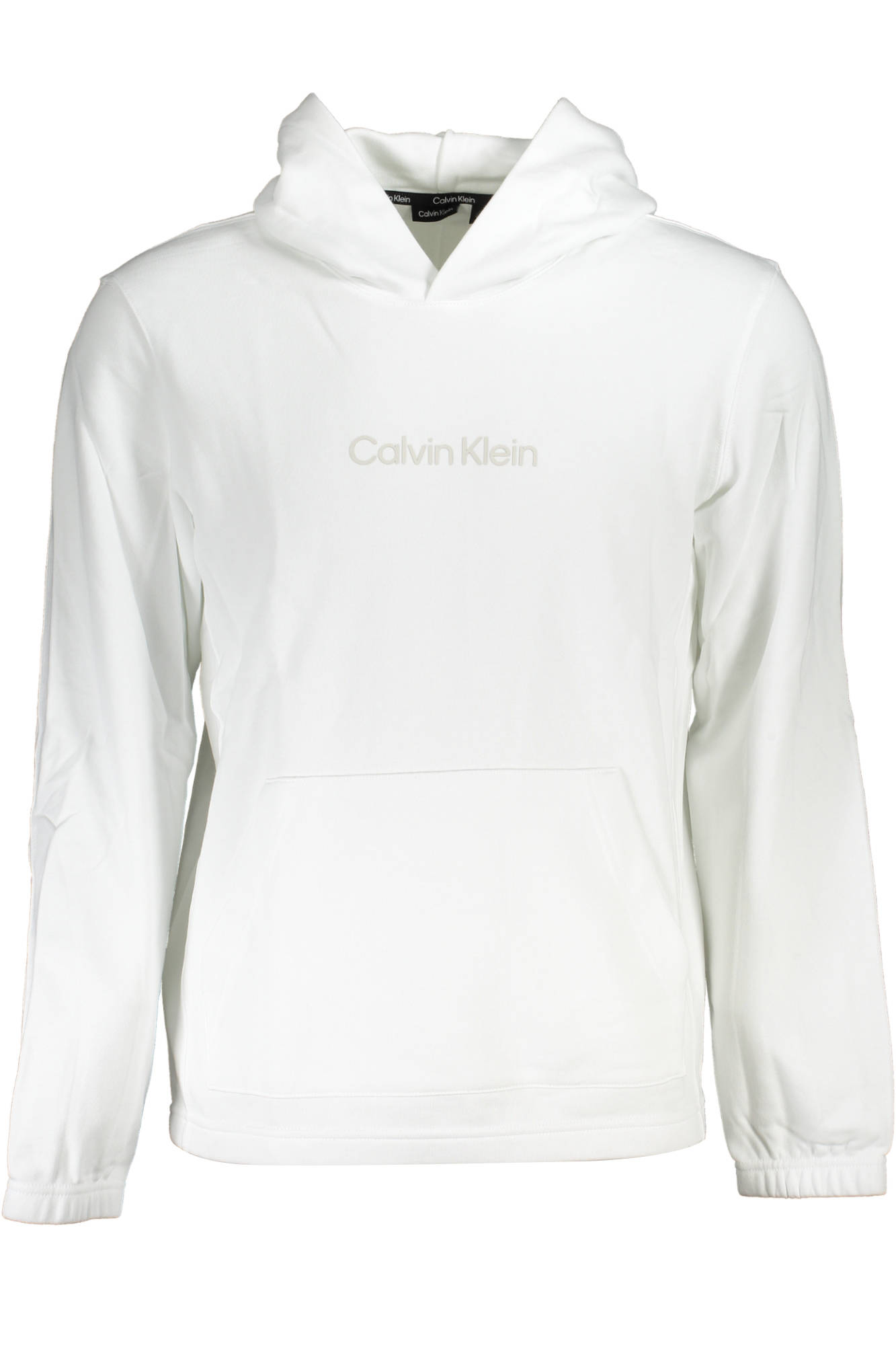 CALVIN KLEIN FELPA SENZA ZIP UOMO - Bianco