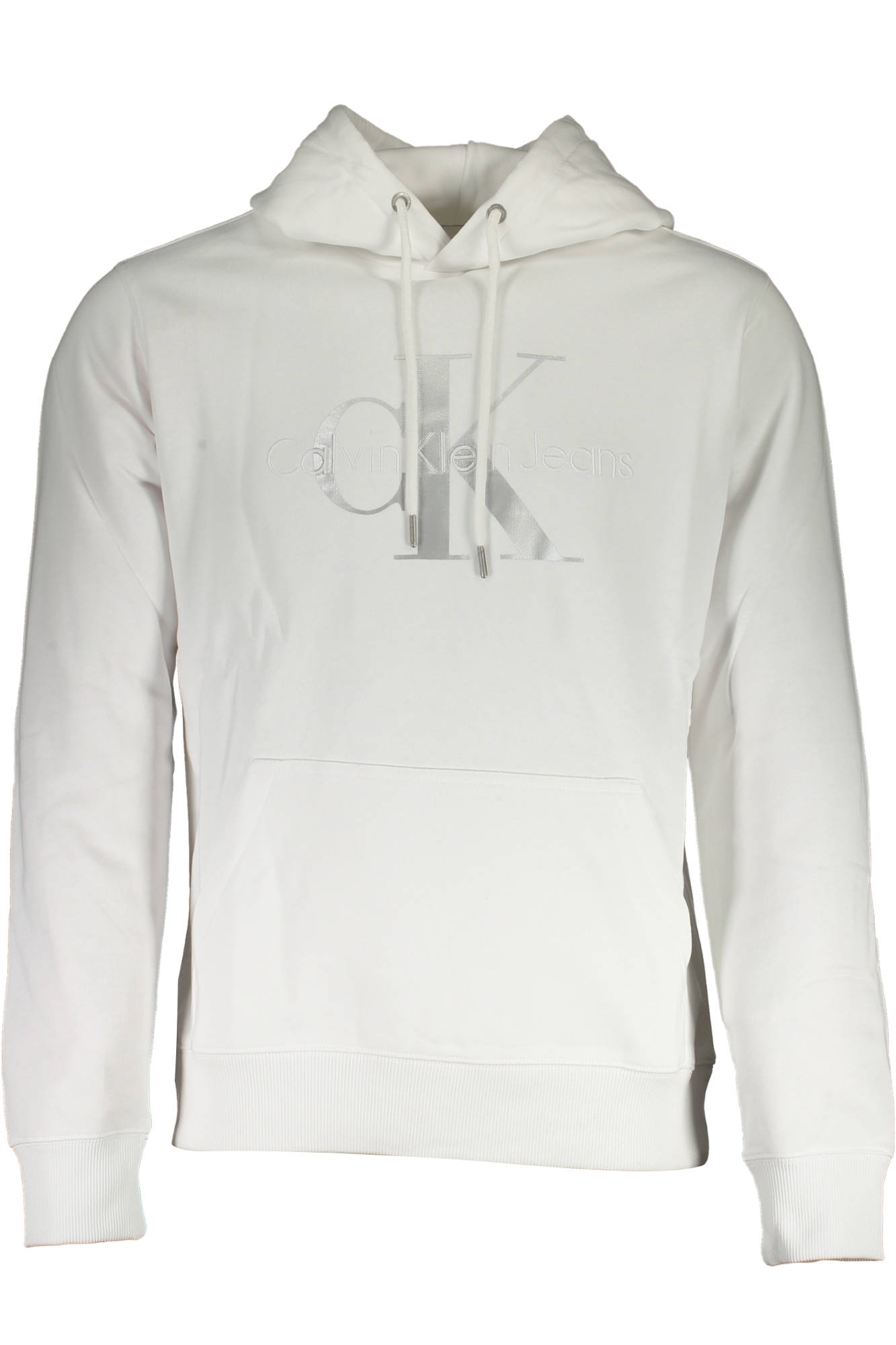 CALVIN KLEIN FELPA SENZA ZIP UOMO - Bianco