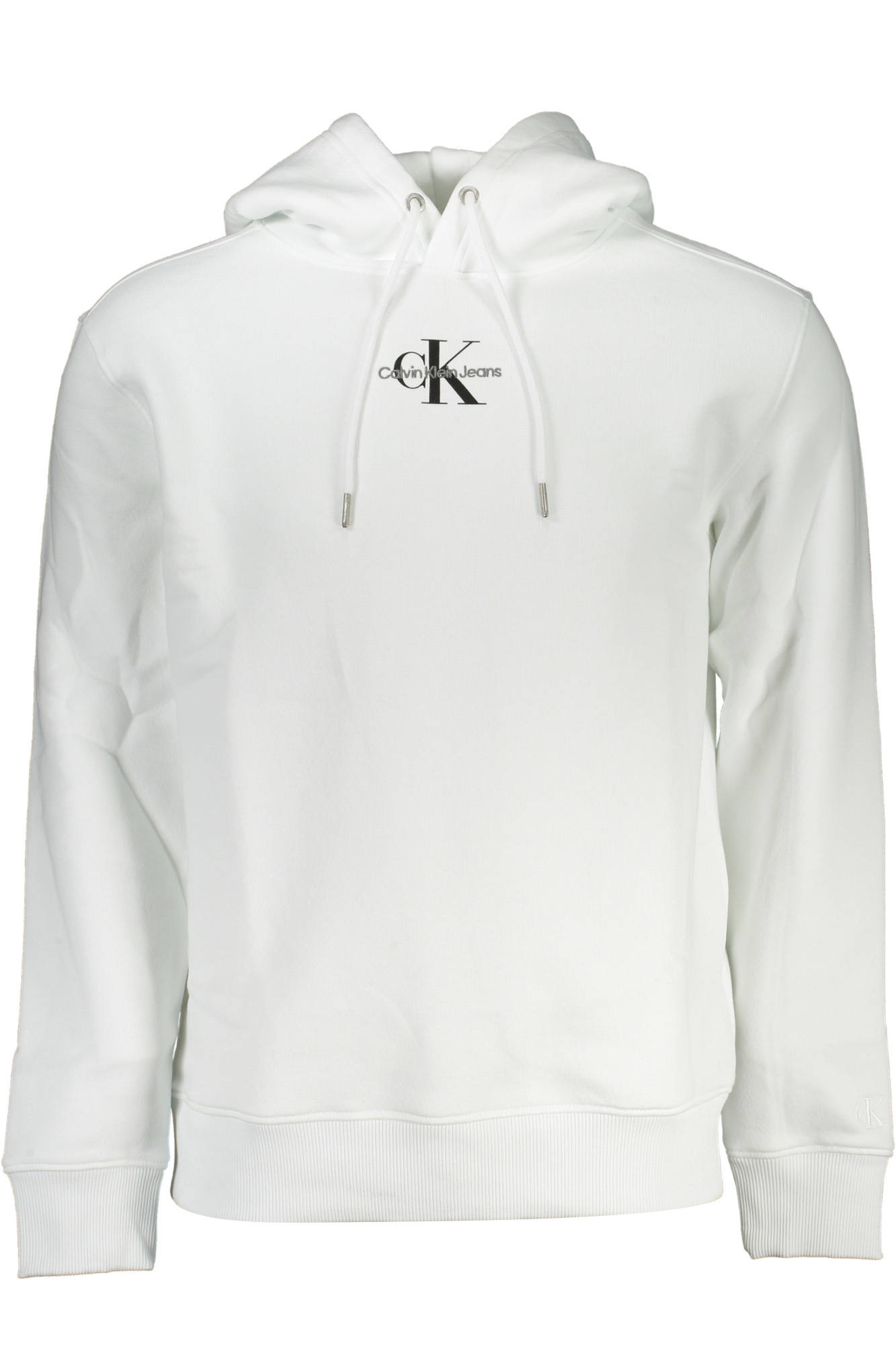 CALVIN KLEIN FELPA SENZA ZIP UOMO - Bianco