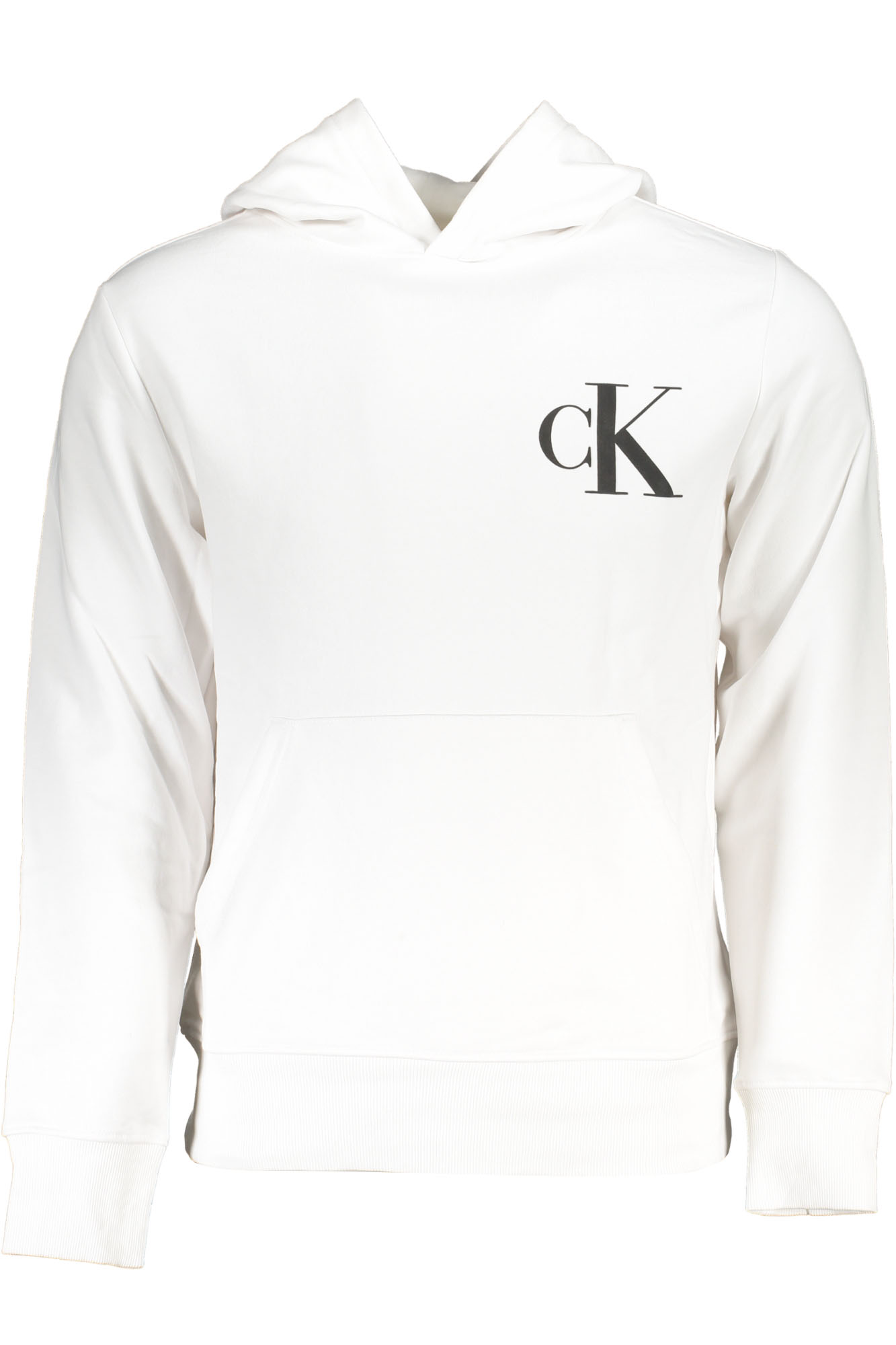 CALVIN KLEIN FELPA SENZA ZIP UOMO - Bianco