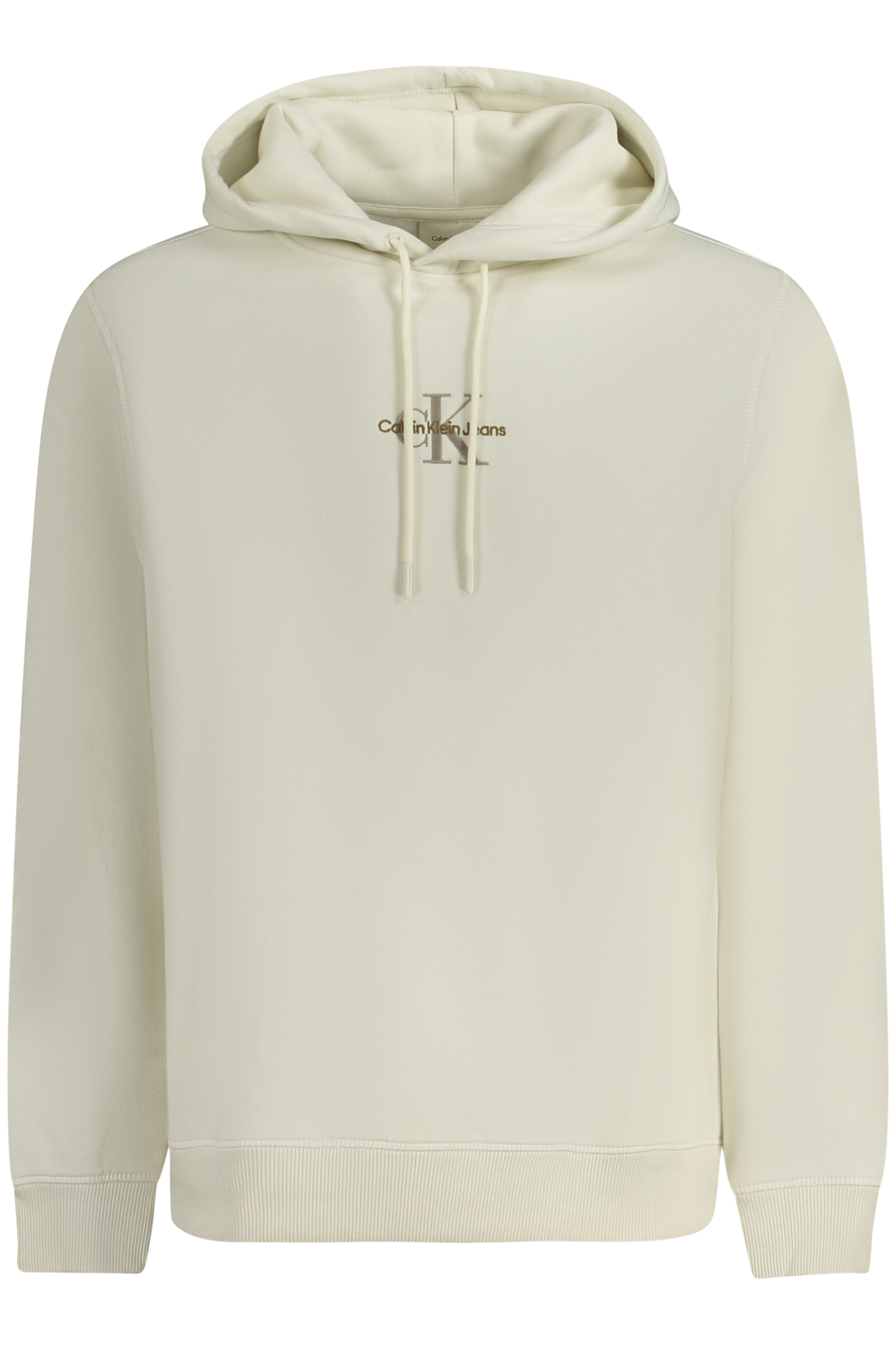 CALVIN KLEIN FELPA SENZA ZIP UOMO - Bianco
