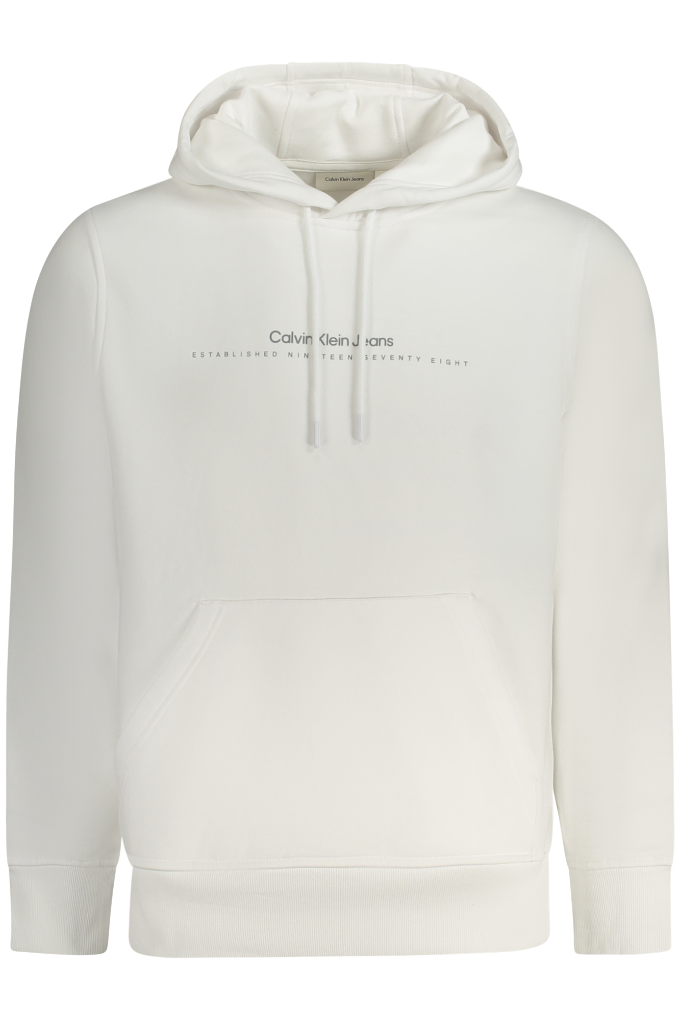 CALVIN KLEIN FELPA SENZA ZIP UOMO - Bianco