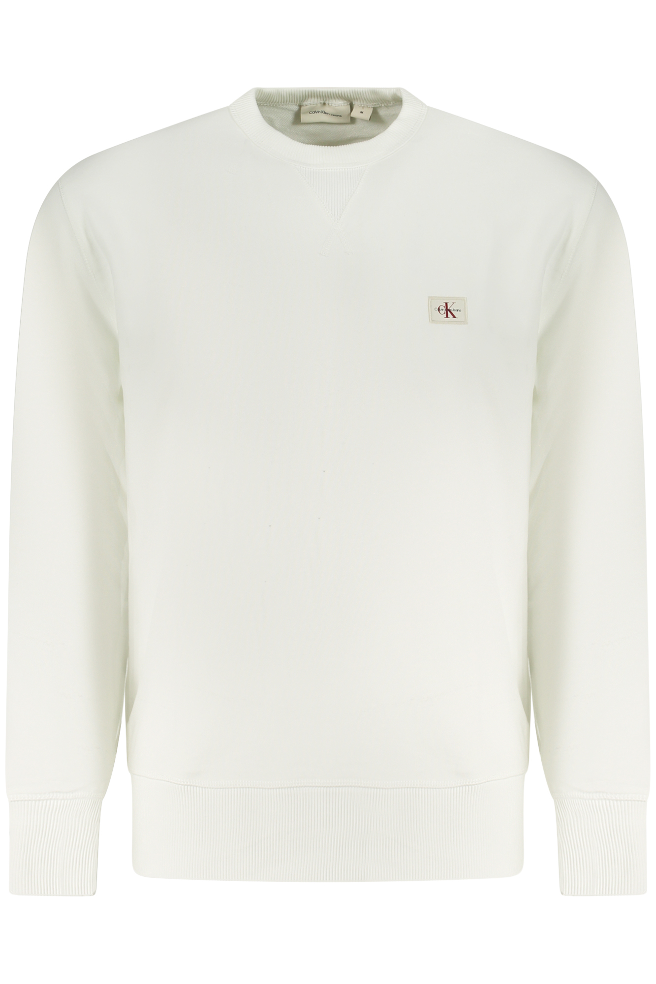 CALVIN KLEIN FELPA SENZA ZIP UOMO - Bianco