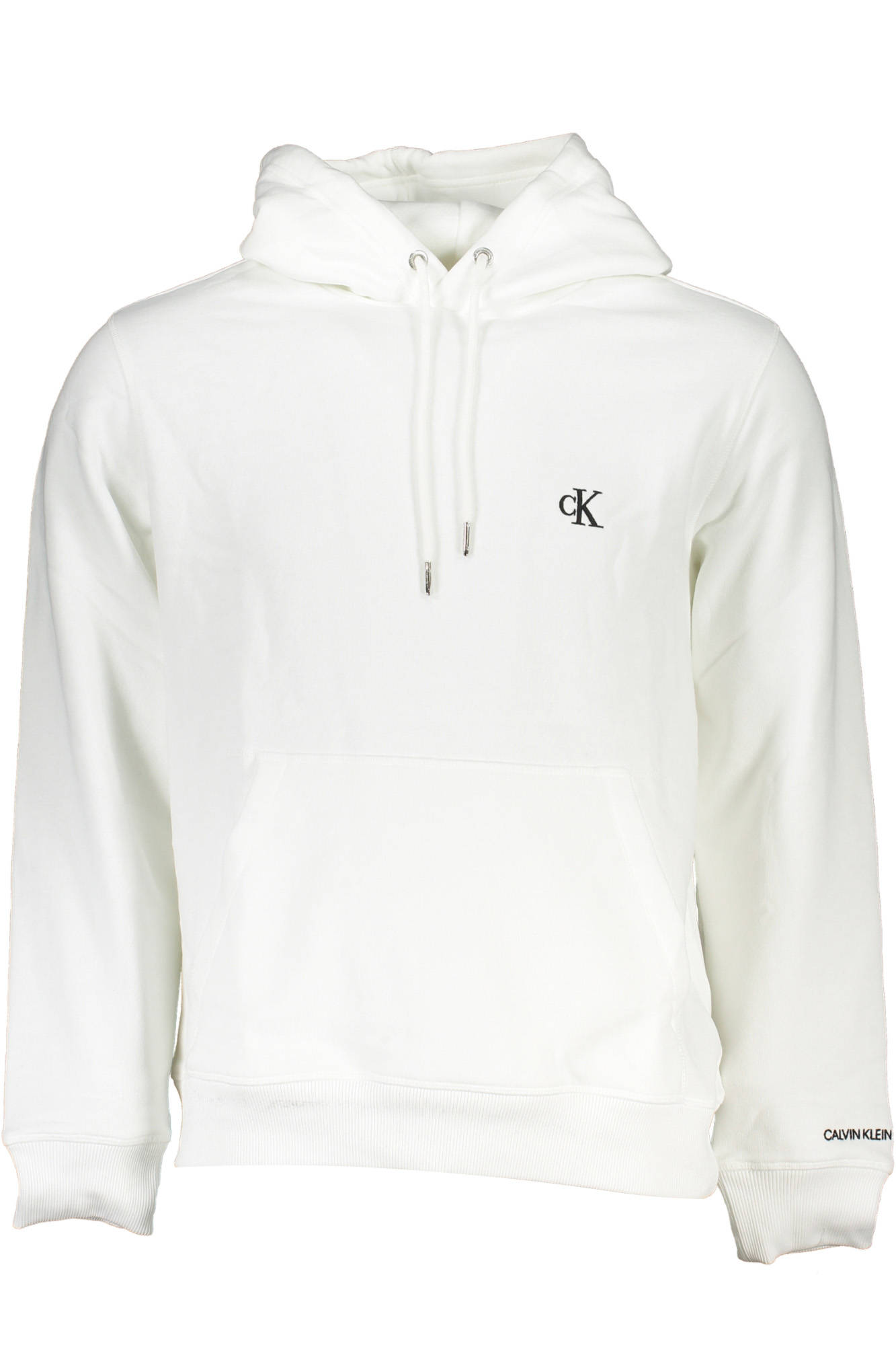 CALVIN KLEIN FELPA SENZA ZIP UOMO - Bianco