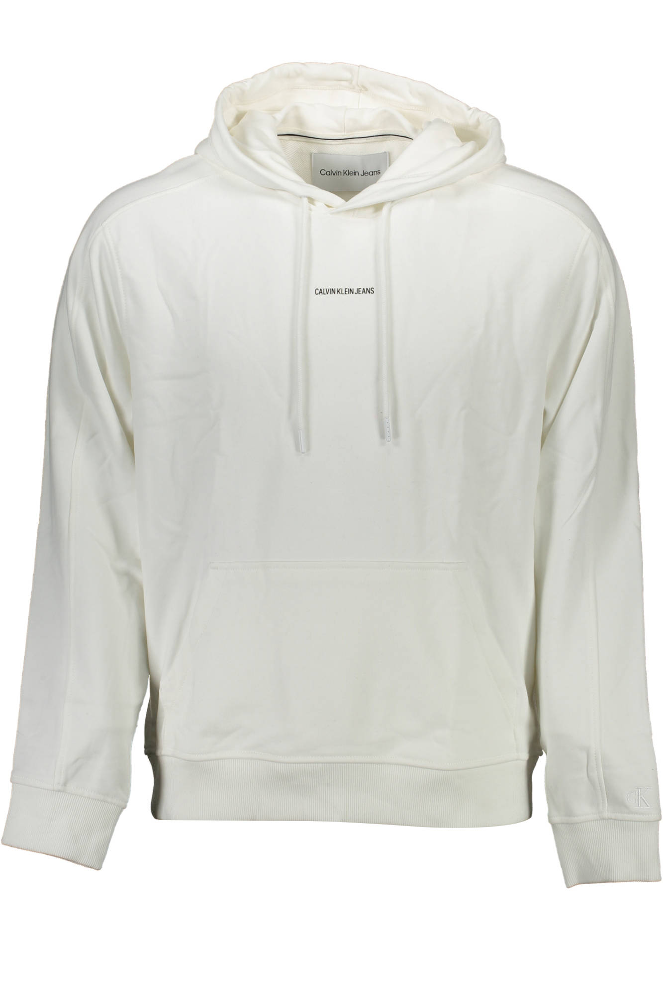 CALVIN KLEIN FELPA SENZA ZIP UOMO - Bianco