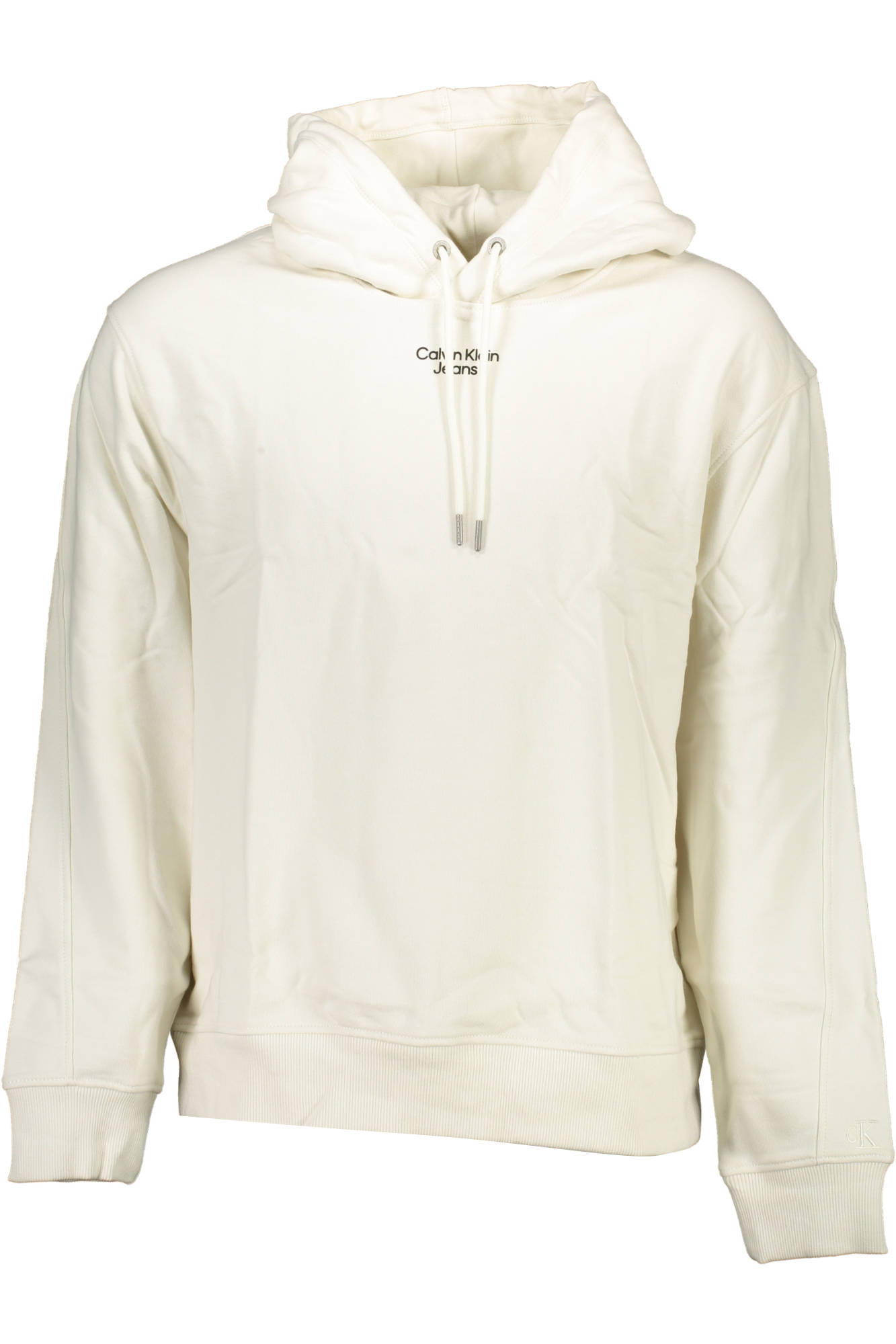 CALVIN KLEIN FELPA SENZA ZIP UOMO - Bianco