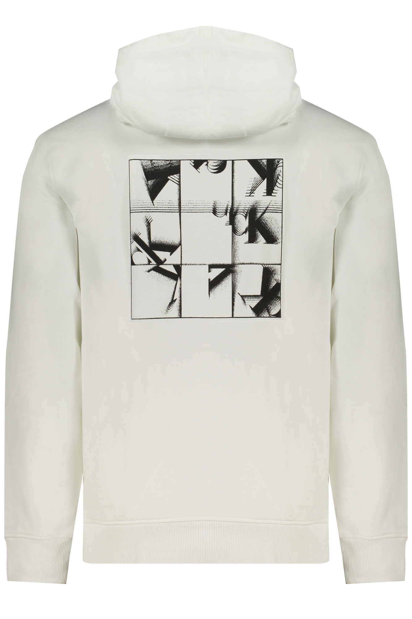 CALVIN KLEIN FELPA SENZA ZIP UOMO - Bianco - immagine 2
