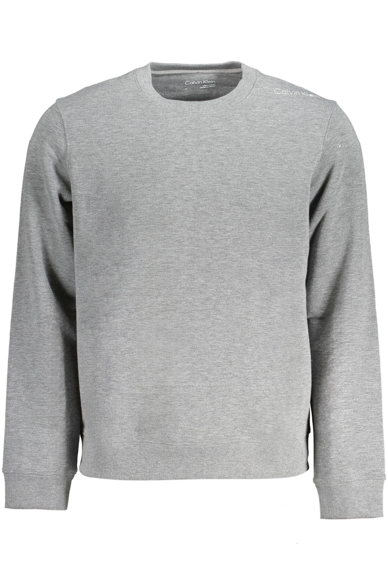 CALVIN KLEIN FELPA SENZA ZIP UOMO - Grigio