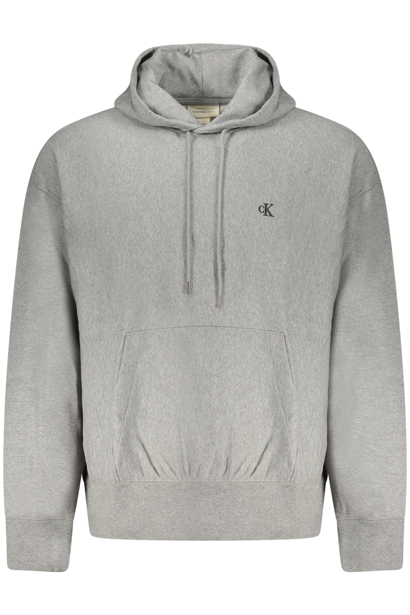 CALVIN KLEIN FELPA SENZA ZIP UOMO - Grigio