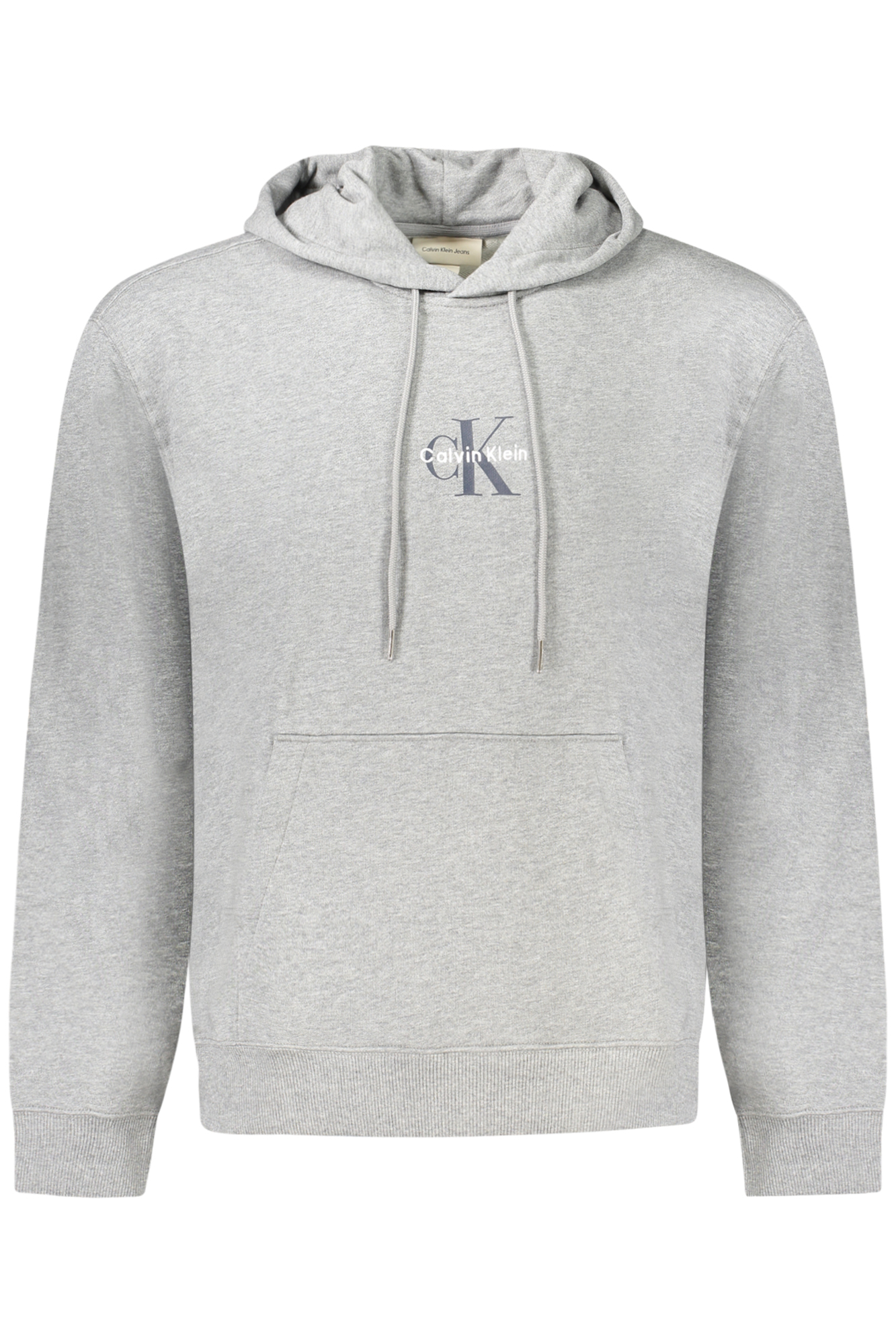 CALVIN KLEIN FELPA SENZA ZIP UOMO - Grigio
