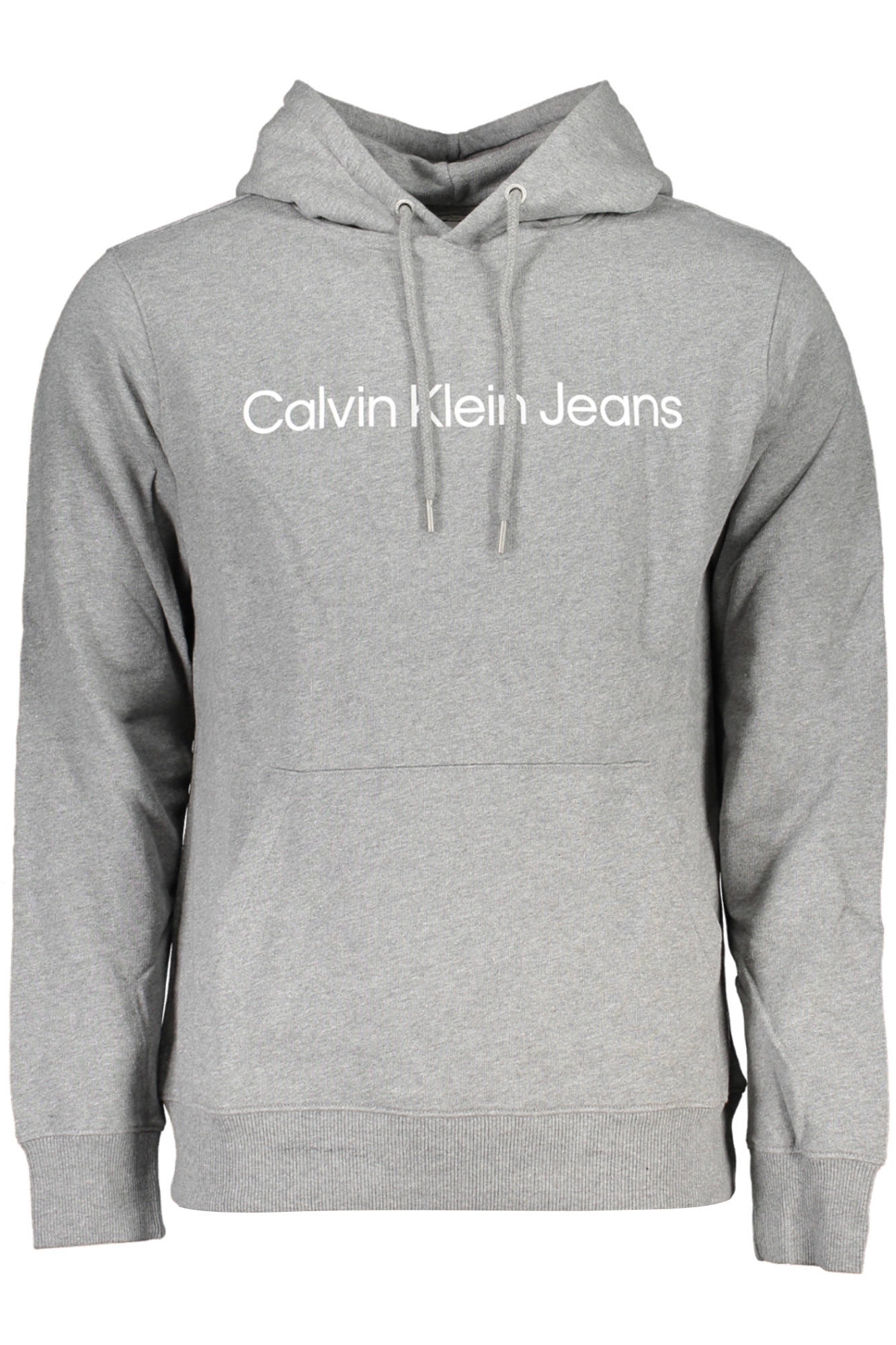 CALVIN KLEIN FELPA SENZA ZIP UOMO - Grigio