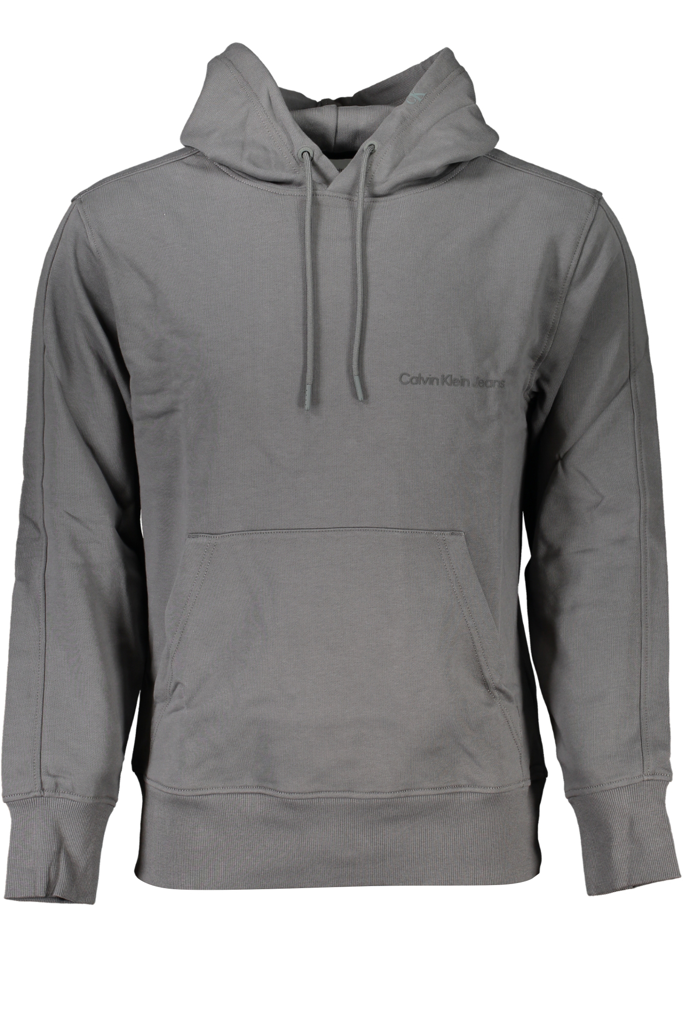 CALVIN KLEIN FELPA SENZA ZIP UOMO - Grigio