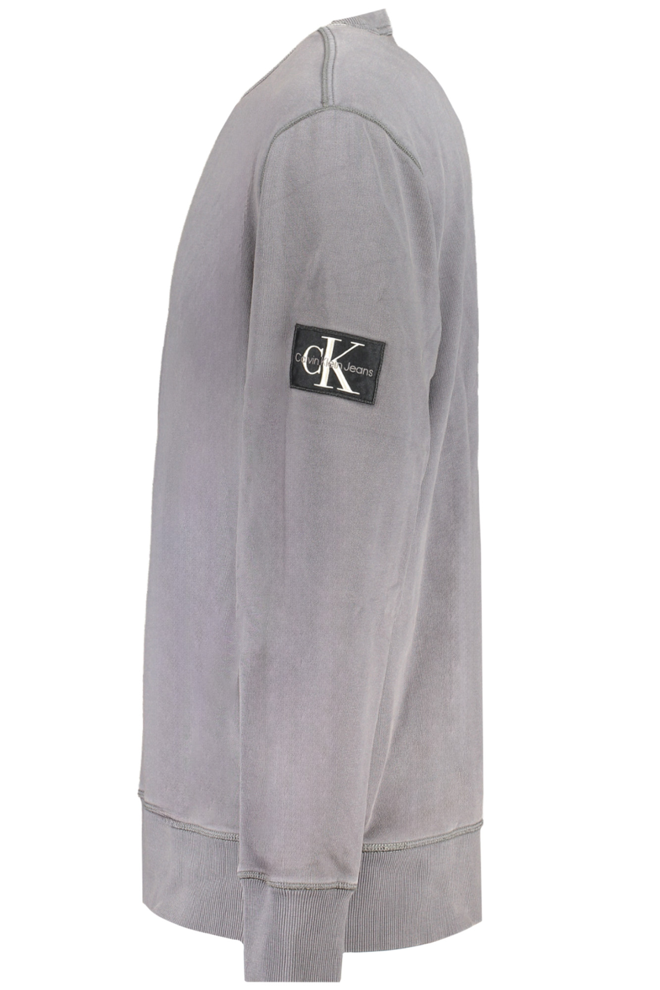 CALVIN KLEIN FELPA SENZA ZIP UOMO - Grigio - immagine 3